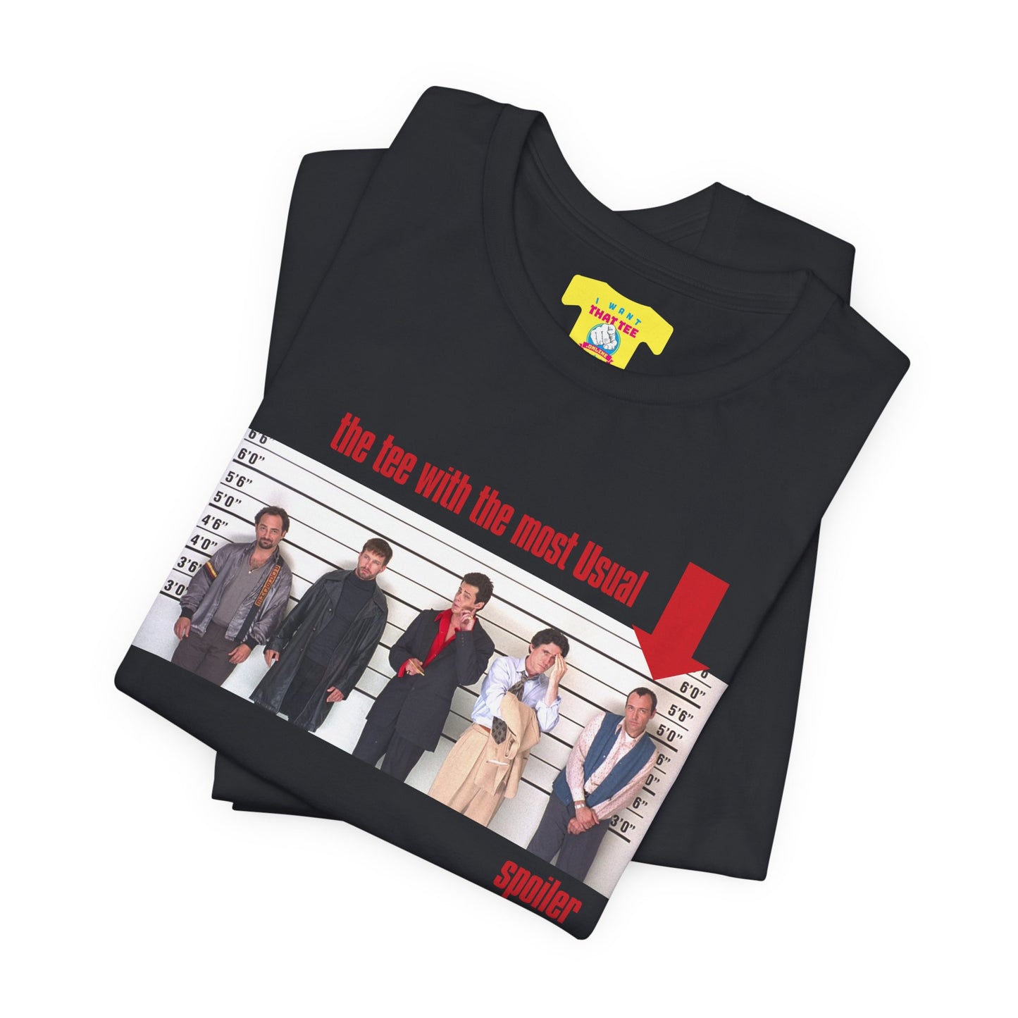 THE USUAL SUSPECTS SPOILER (Unisex Jersey Short Sleeve Tee)