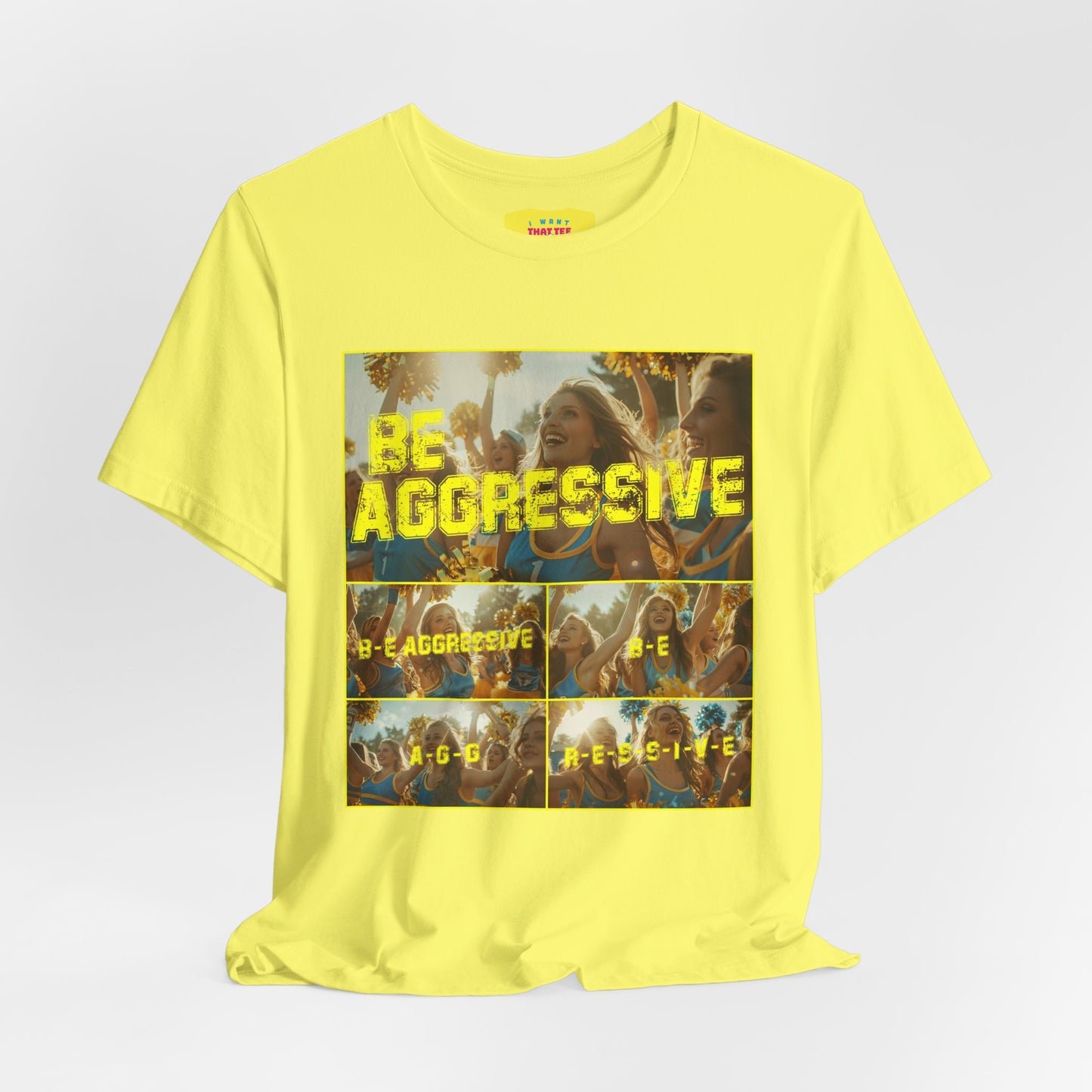 BE AGGRESSIVE - FAITH NO MORE (Unisex Jersey Short Sleeve Tee)