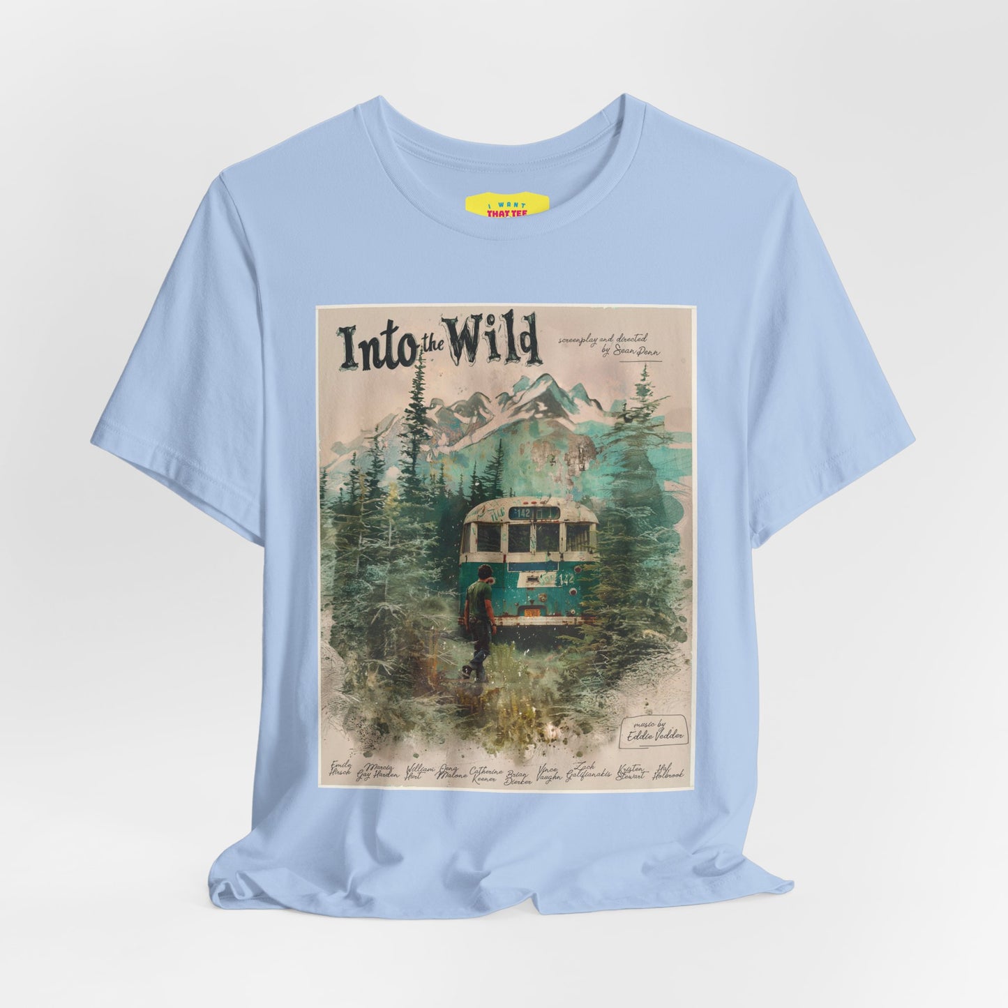 INTO THE WILD - ALTERNATIVE MOVIE POSTER (Unisex Jersey Short Sleeve Tee)