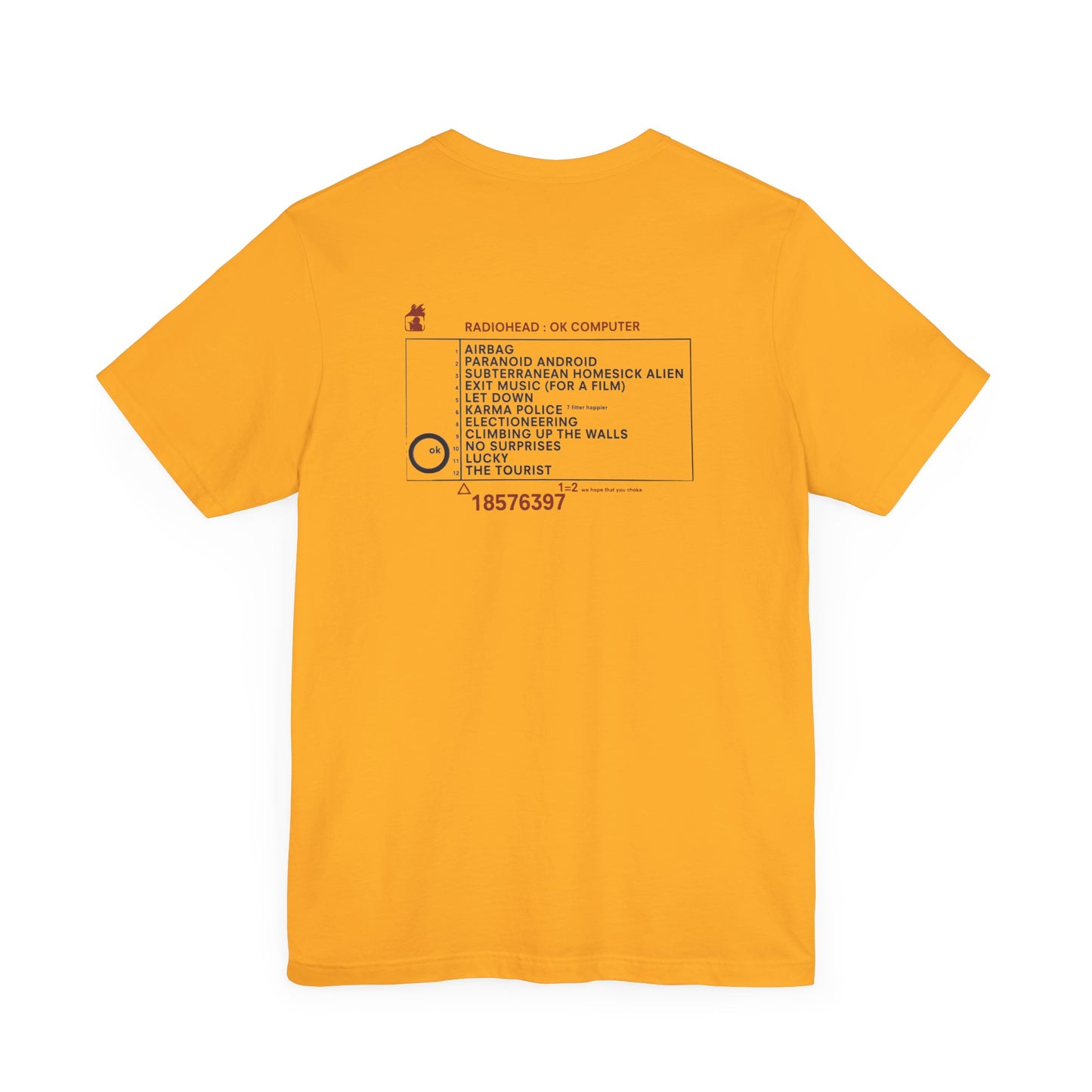 OK COMPUTER - RADIOHEAD (Unisex Jersey Short Sleeve Tee)