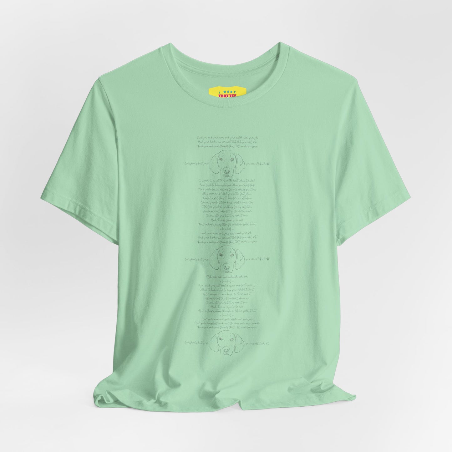 ABCDEFU - GAYLE LYRIC (Unisex Jersey Short Sleeve Tee)