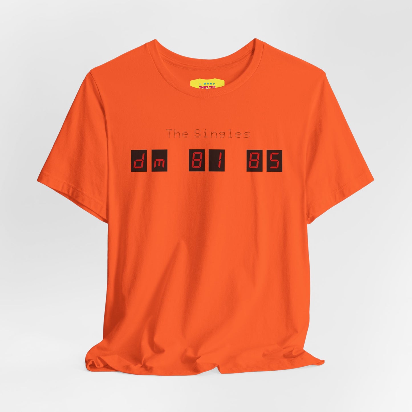 DEPECHE MODE - THE SINGLES (Unisex Jersey Short Sleeve Tee)