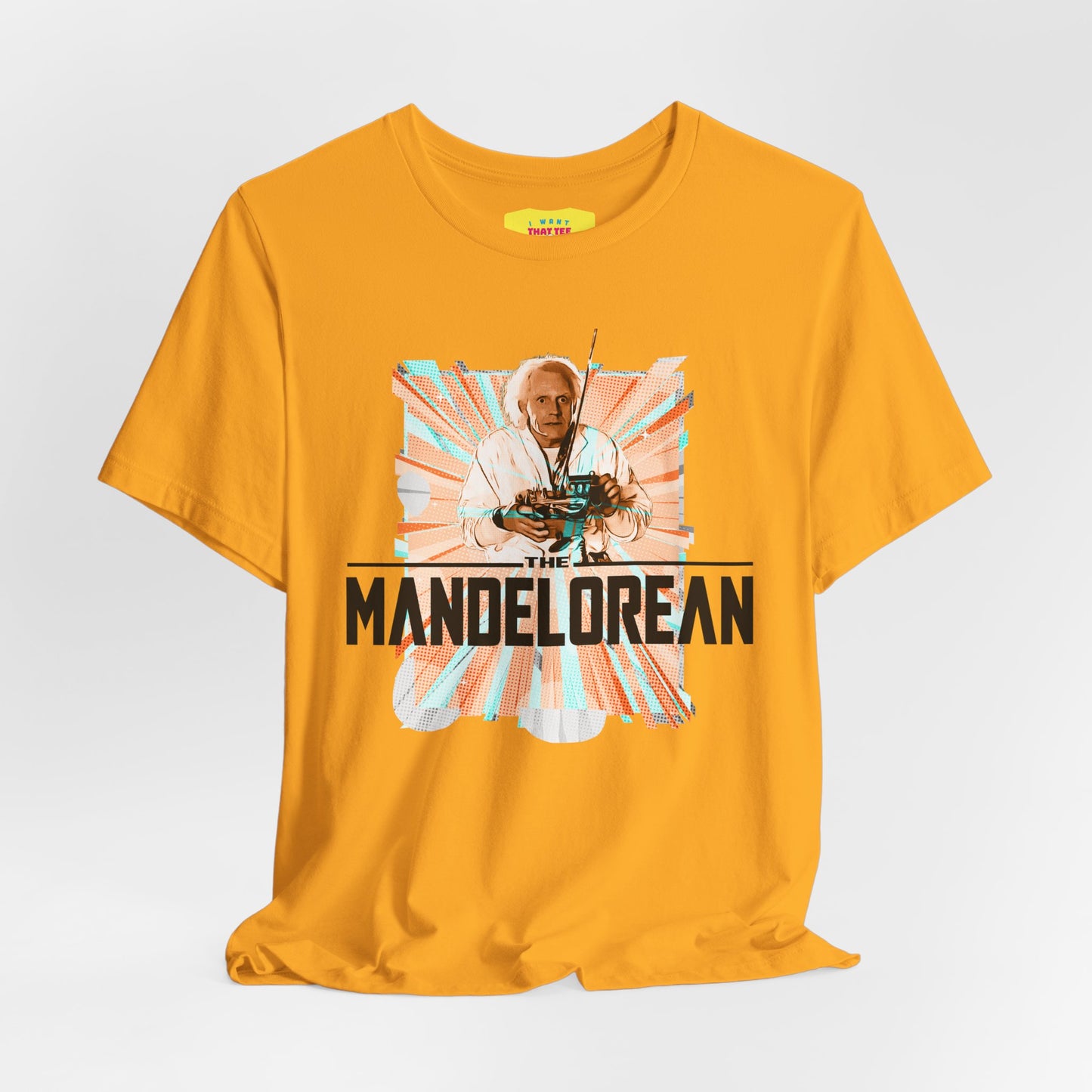 THE MANDELOREAN - BACK TO THE FUTURE JOKE (Unisex Jersey Short Sleeve Tee)