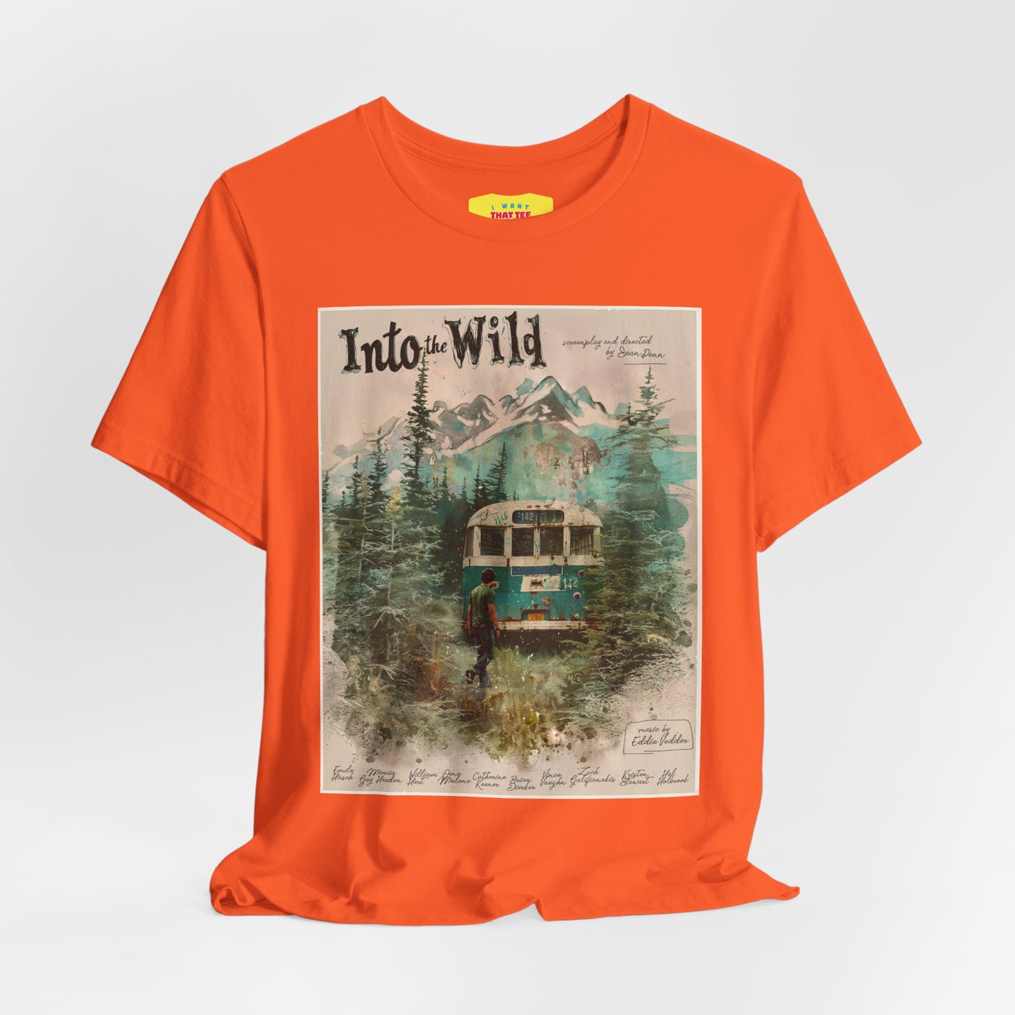 INTO THE WILD - ALTERNATIVE MOVIE POSTER (Unisex Jersey Short Sleeve Tee)