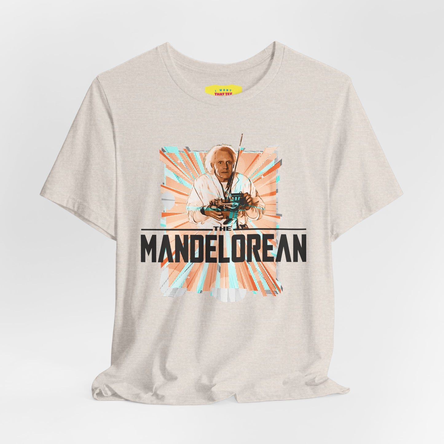 THE MANDELOREAN - BACK TO THE FUTURE JOKE (Unisex Jersey Short Sleeve Tee)