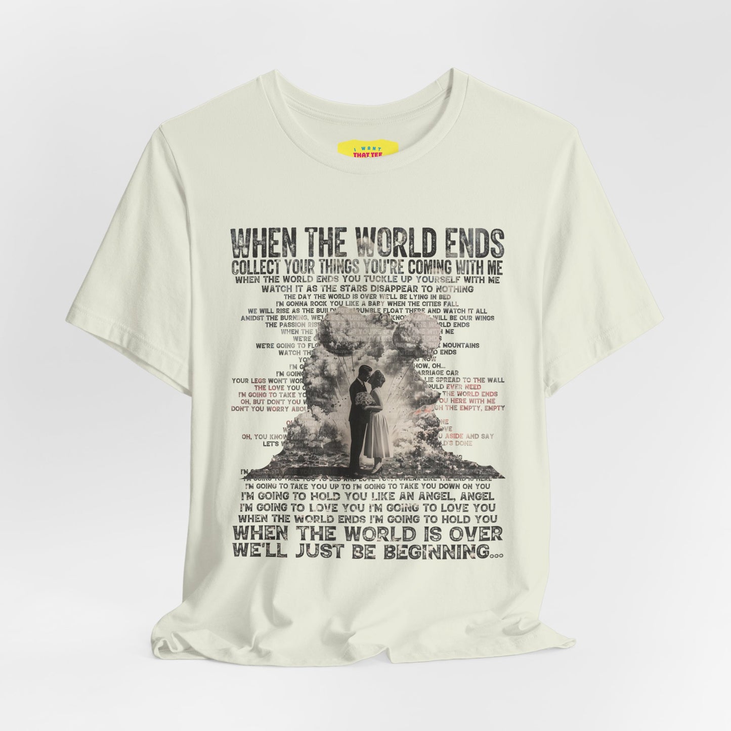 WHEN THE WORLD ENDS - DAVE MATTHEWS BAND (Unisex Jersey Short Sleeve Tee)