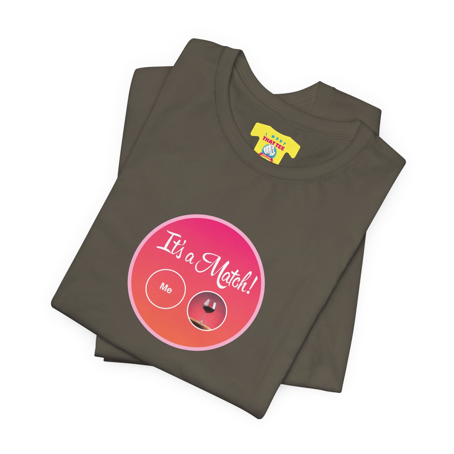 WINE TINDER MATCH (Unisex Softstyle T-Shirt)