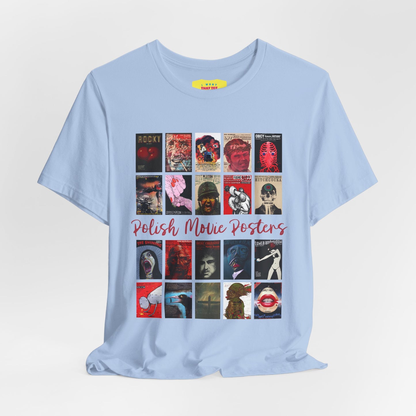 POLISH MOVIE POSTERS (Unisex Jersey Short Sleeve Tee)