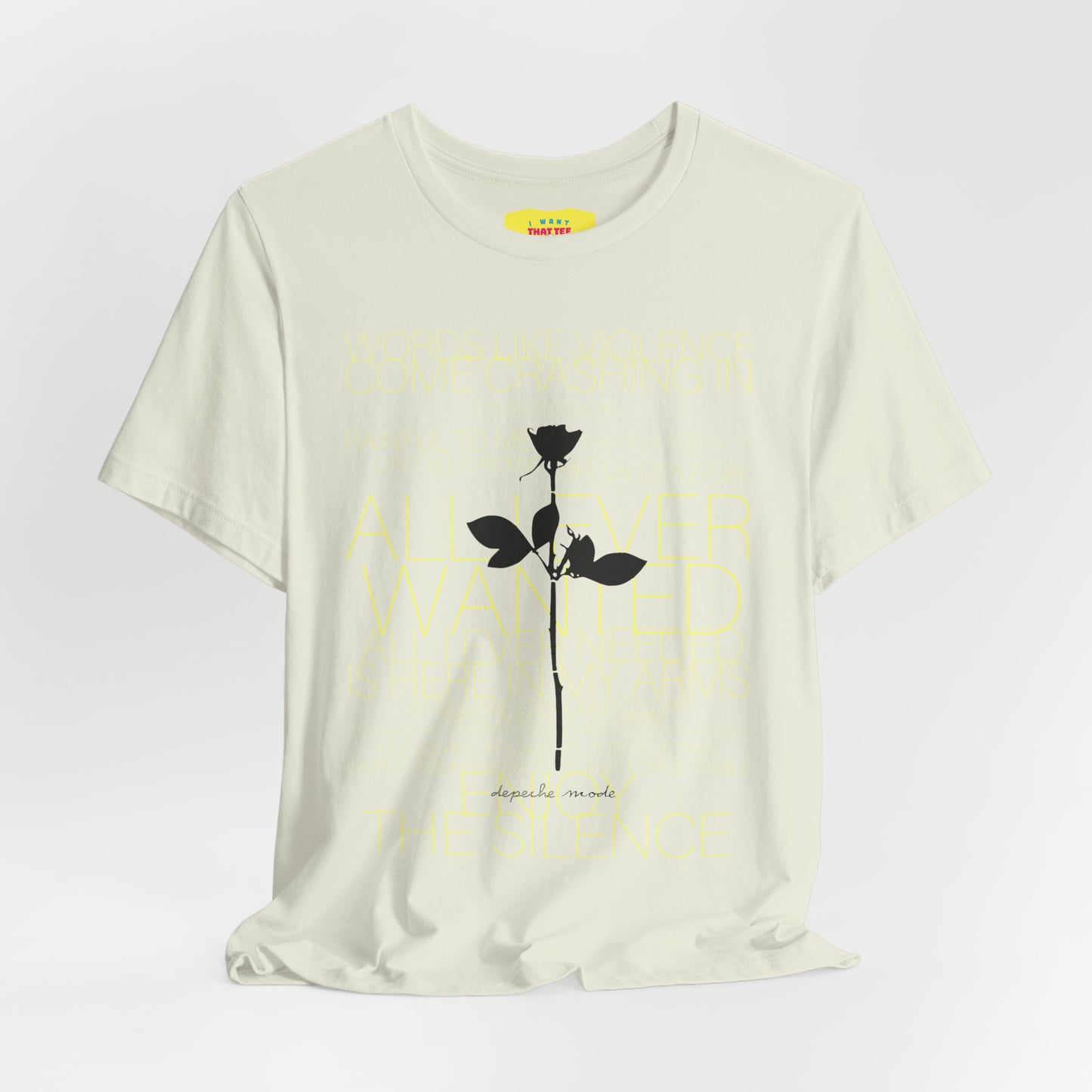 ENJOY THE SILENCE - DEPECHE MODE (Unisex Jersey Short Sleeve Tee)