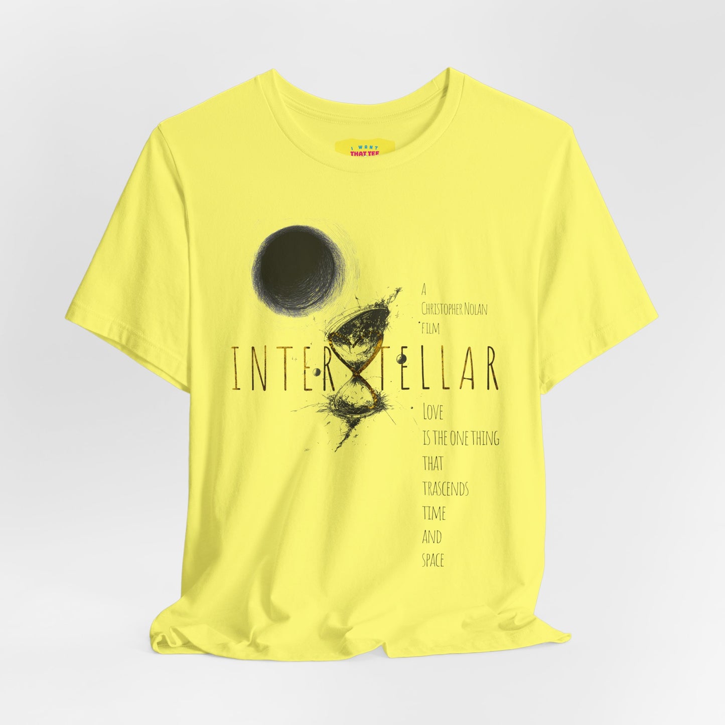 INTERSTELLAR - A CHRISTOPHER NOLAN FILM (Unisex Jersey Short Sleeve Tee)