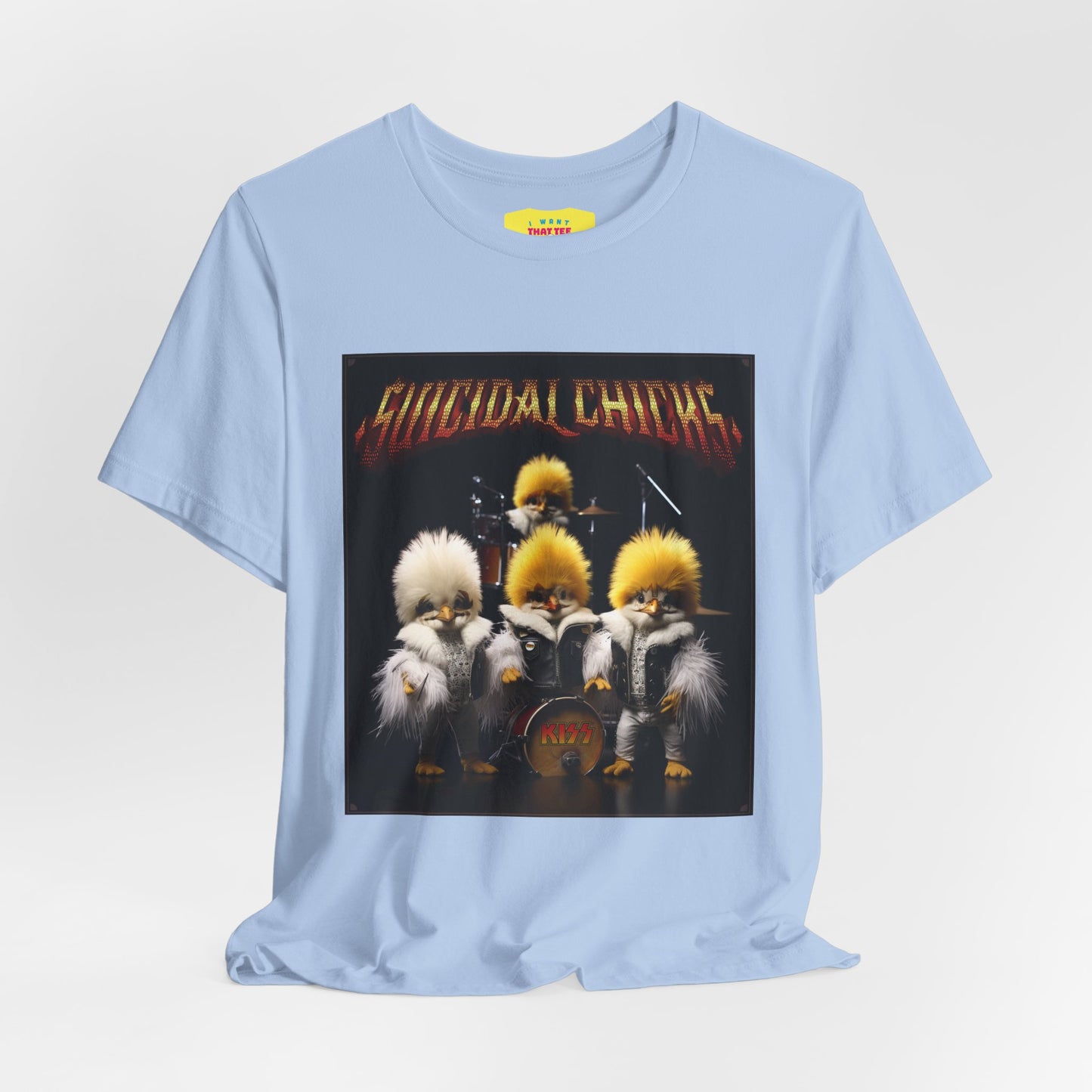 SUICIDAL CHICKS - KISS JOKE (Unisex Softstyle T-Shirt)