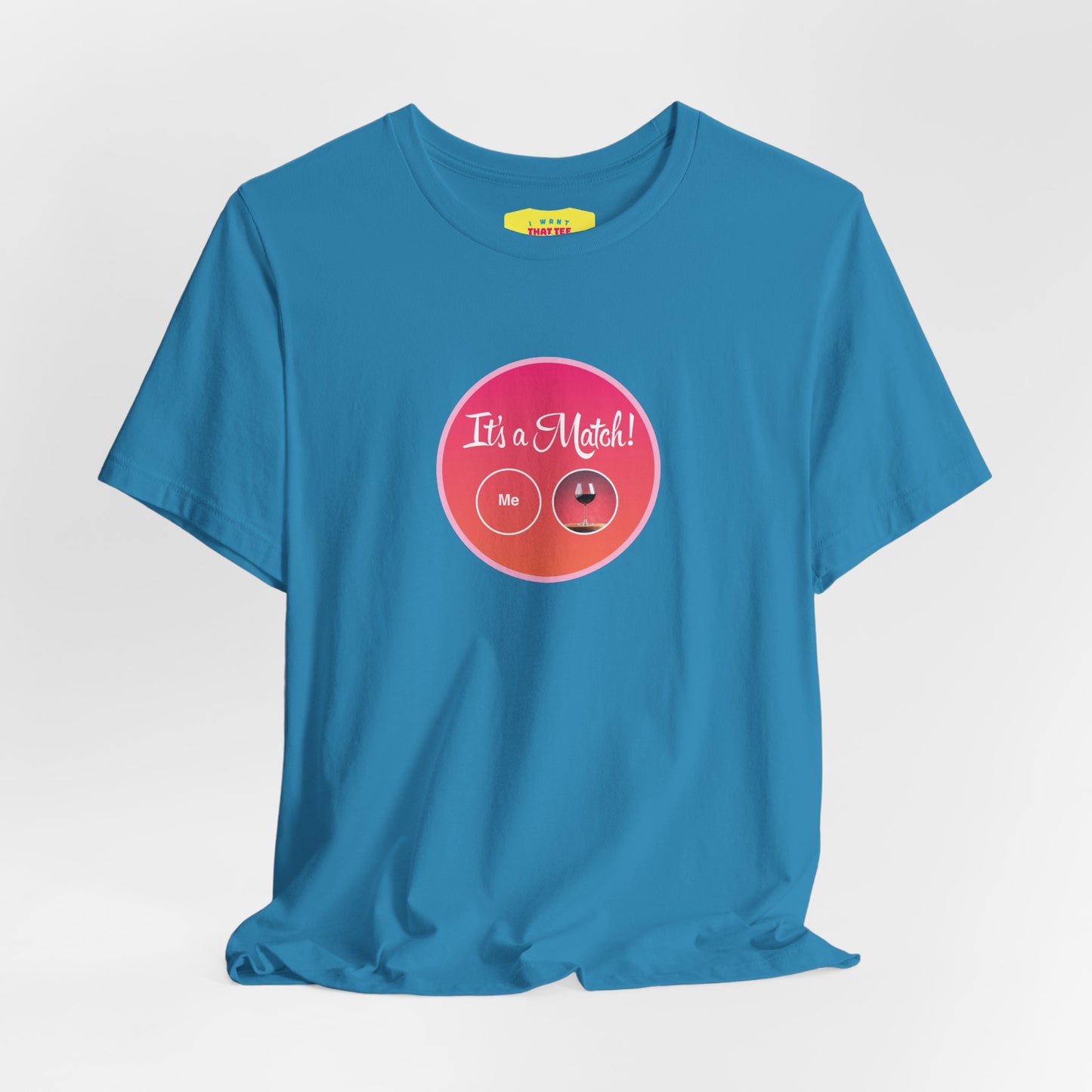 WINE TINDER MATCH (Unisex Softstyle T-Shirt)