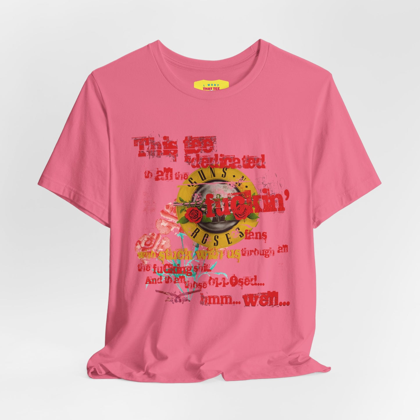 GUNS N ROSES - GET IN THE RING (Unisex Softstyle T-Shirt)