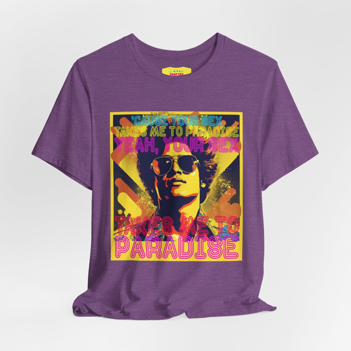 BRUNO MARS - CAUSE YOUR SEX TAKES ME TO PARADISE (Unisex Softstyle T-Shirt)