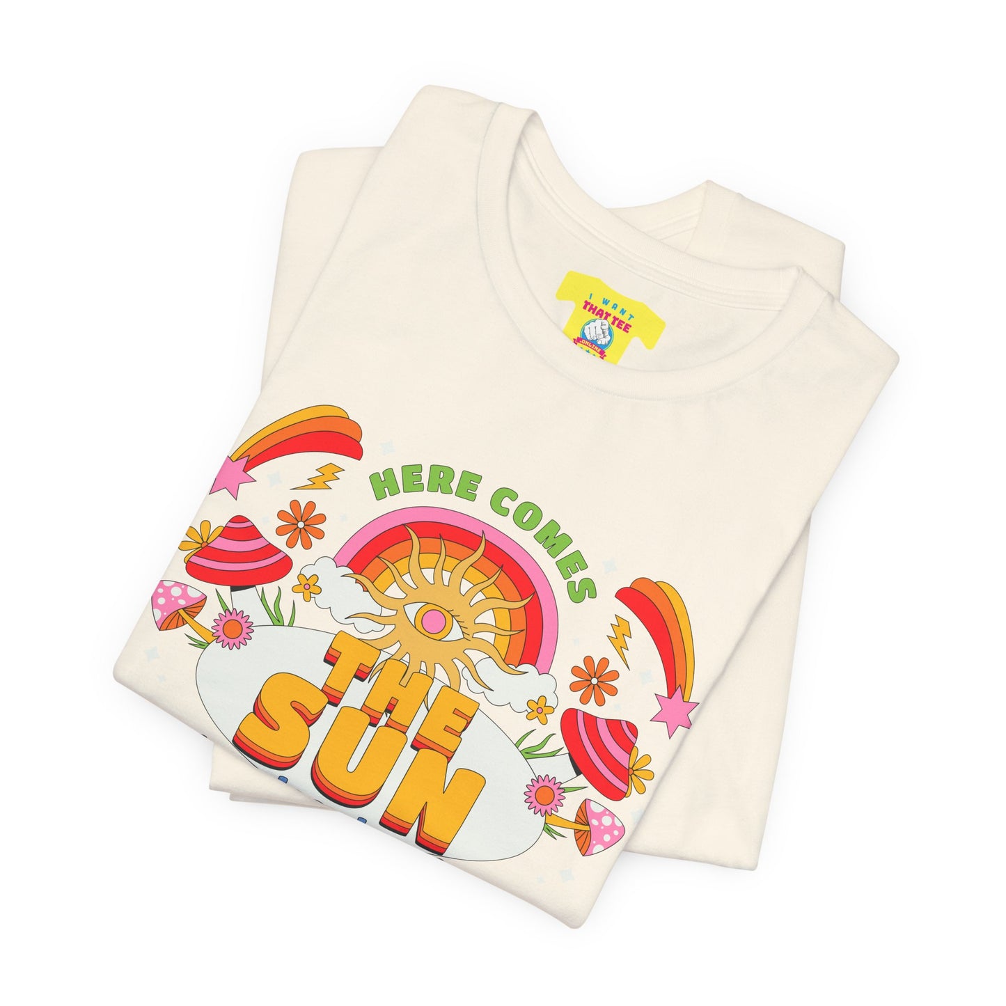 HERE COMES THE SUN - THE BEATLES (Unisex Softstyle T-Shirt)