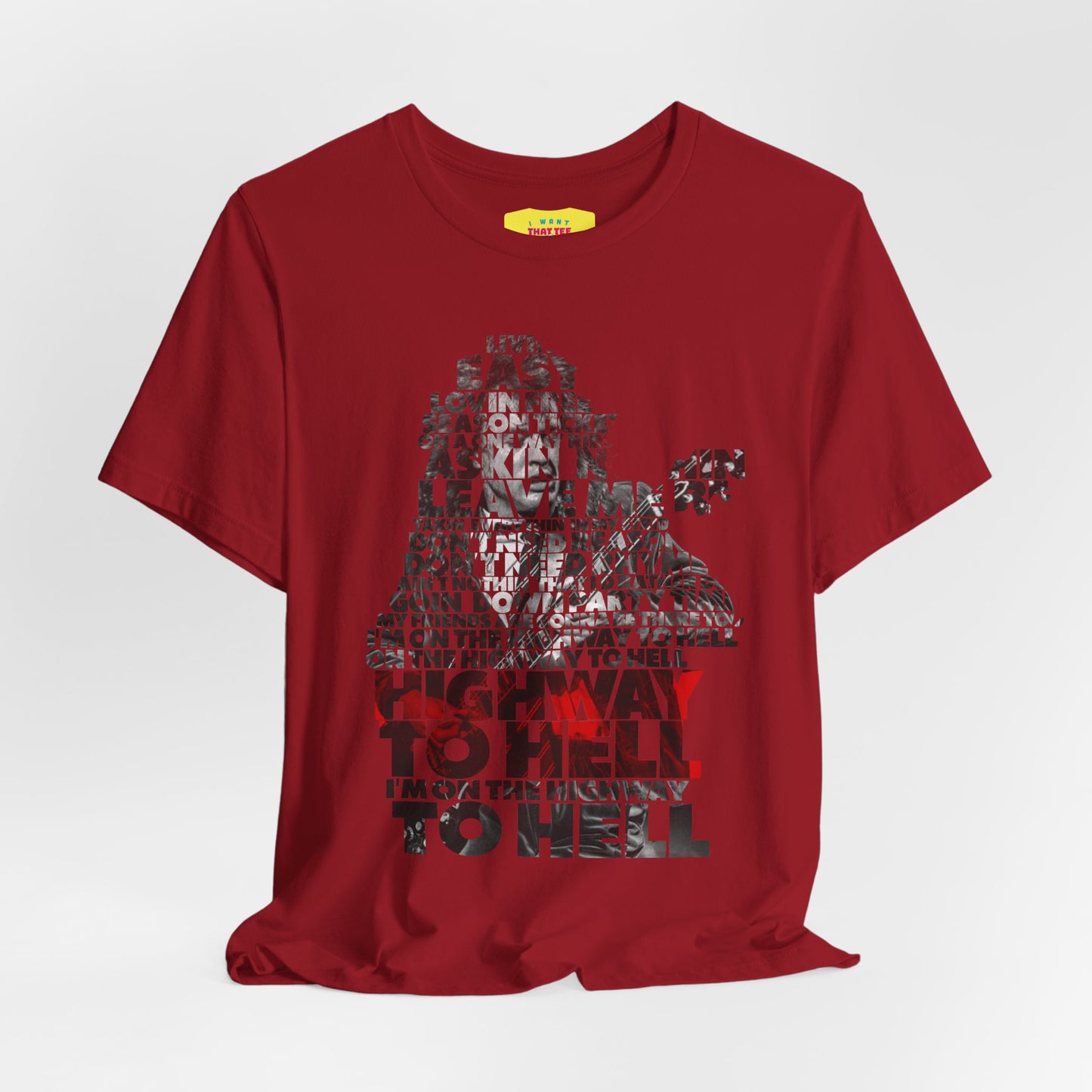 HIGHWAY TO HELL - AC/DC (Unisex Jersey Short Sleeve Tee)