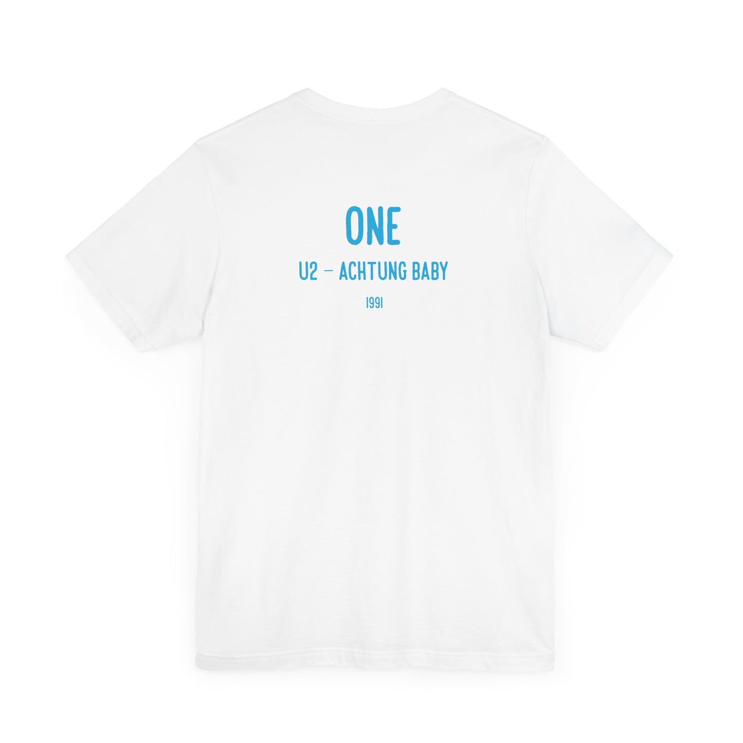 ONE - U2 LYRICS (Unisex Jersey Short Sleeve Tee)