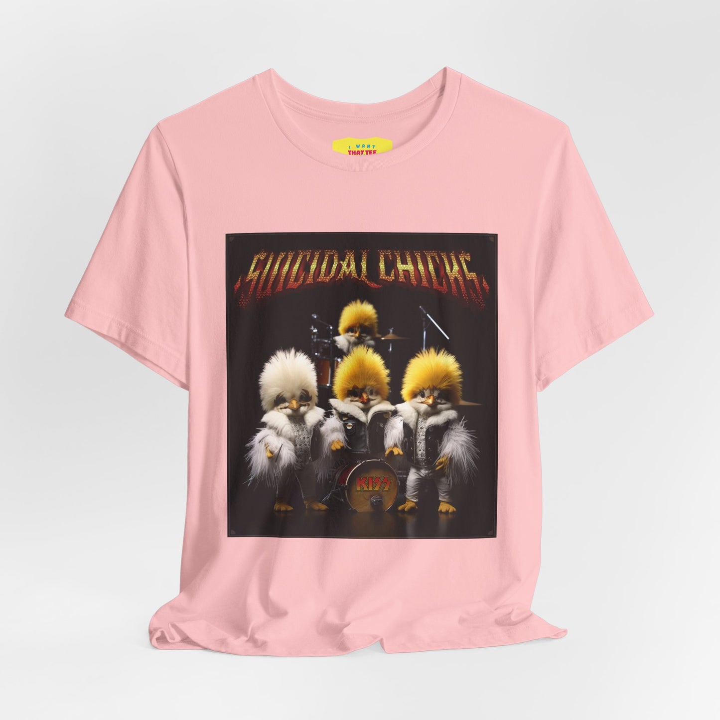 SUICIDAL CHICKS - KISS JOKE (Unisex Softstyle T-Shirt)