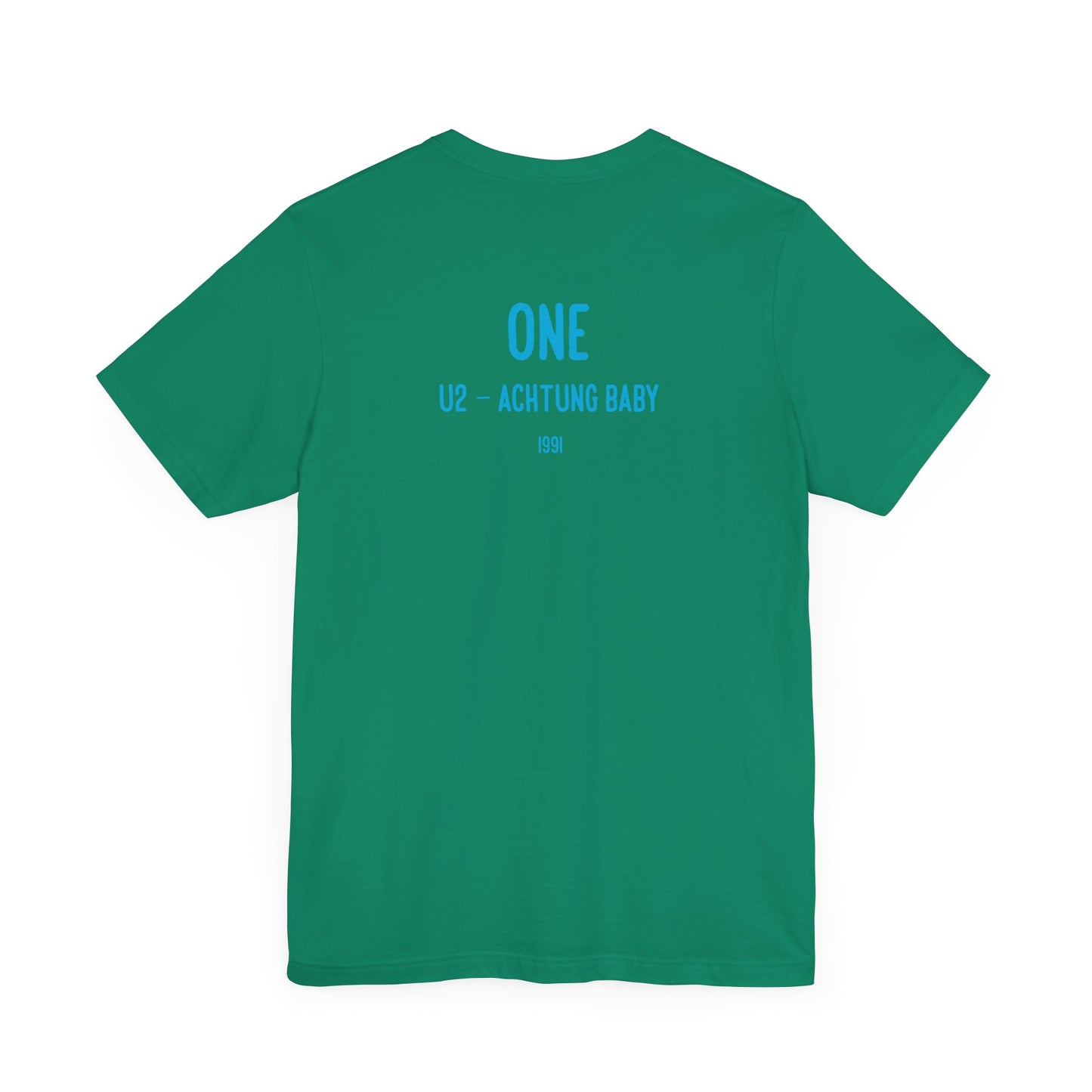 ONE - U2 LYRICS (Unisex Jersey Short Sleeve Tee)