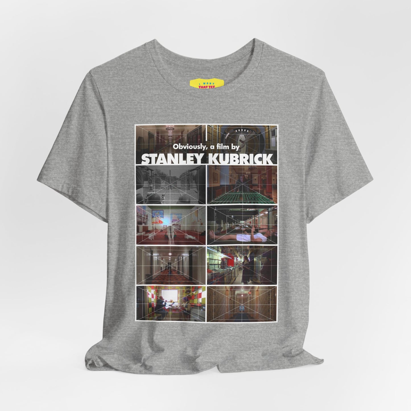 OBVIOUSLY A FILM BY STANLEY KUBRICK - STANLEY KUBRICK PERSPECTIVE (Unisex Jersey Short Sleeve Tee)