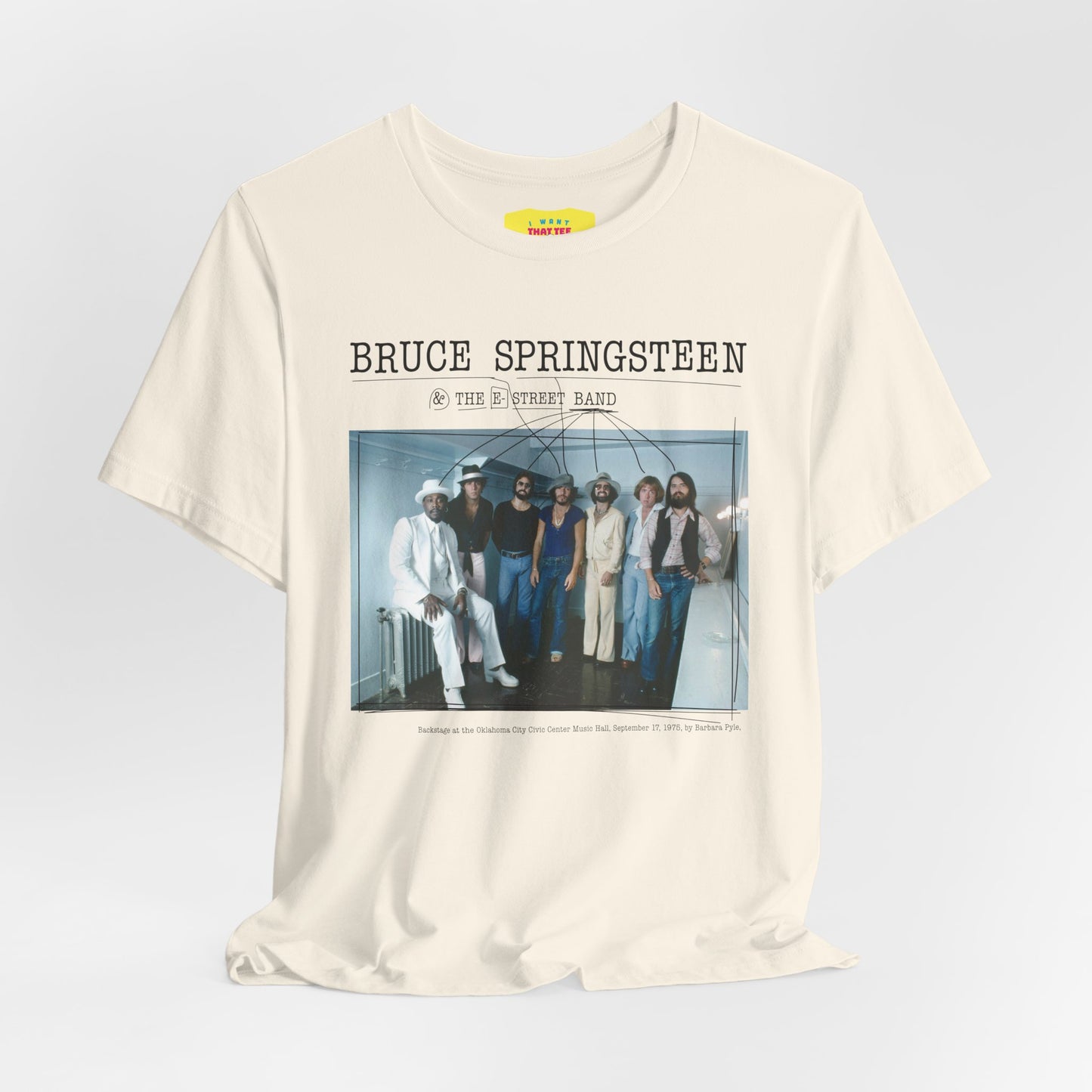 BRUCE SPRINGSTEEN & THE E-STREET BAND (Unisex Jersey Short Sleeve Tee)