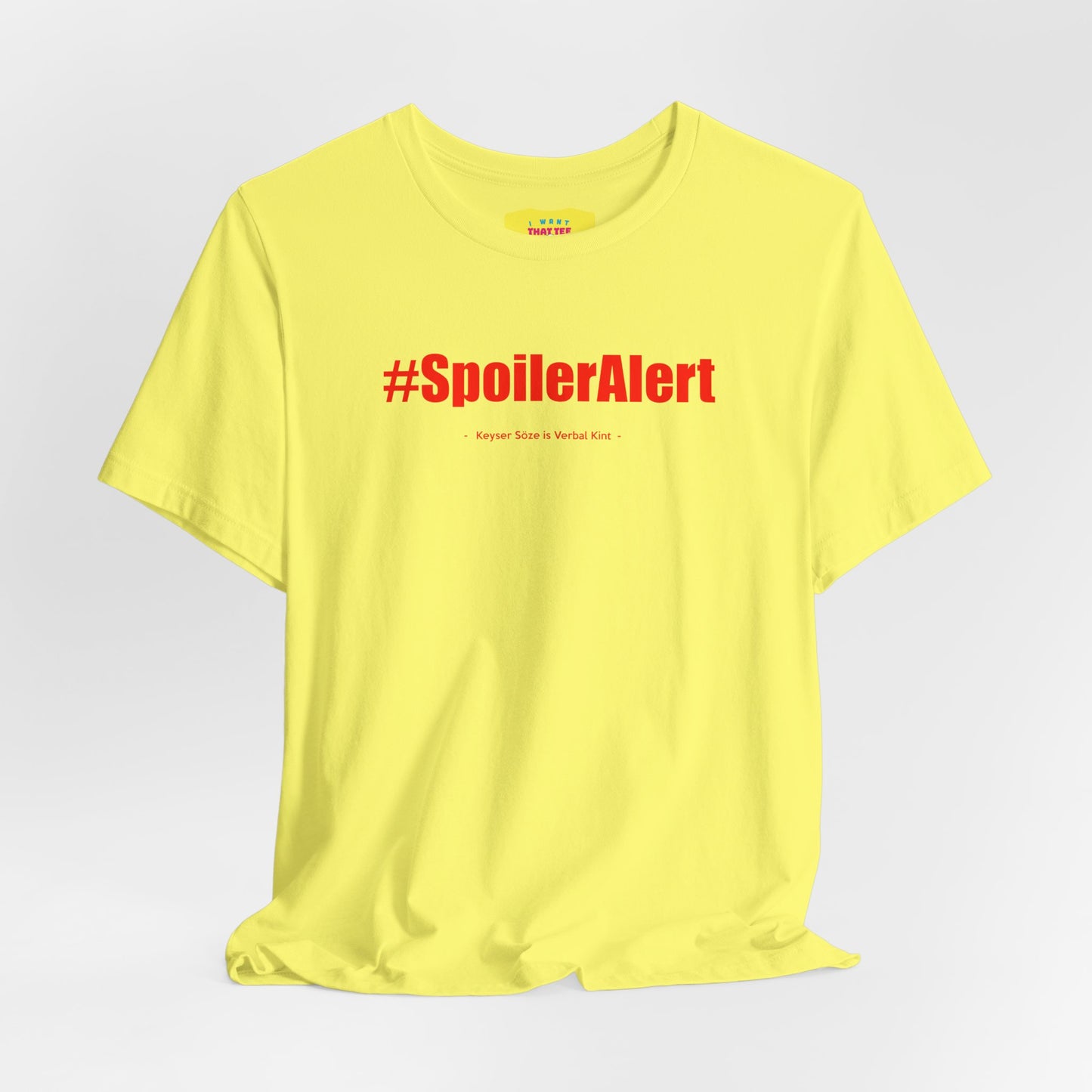 SPOILER ALERT/KEYSER SÖZE IS VERBAL KINT (Unisex Softstyle T-Shirt)