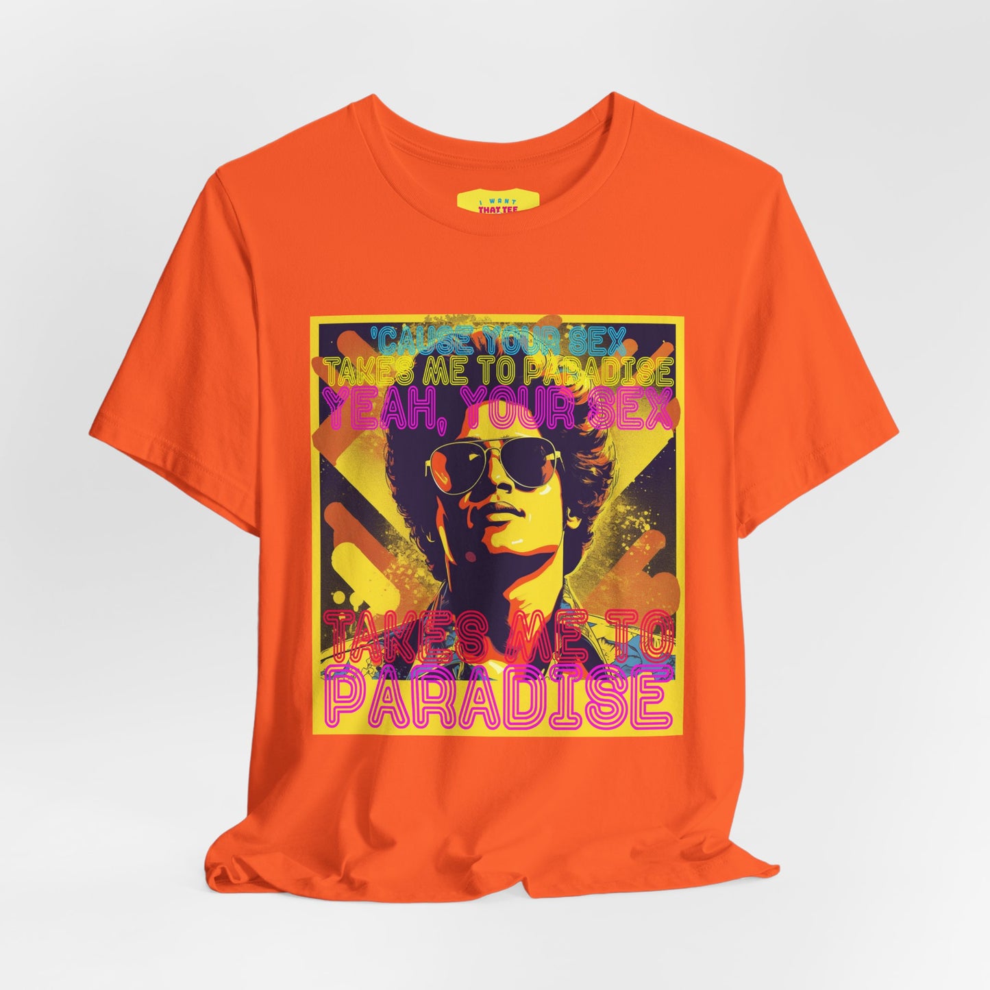 BRUNO MARS - CAUSE YOUR SEX TAKES ME TO PARADISE (Unisex Softstyle T-Shirt)