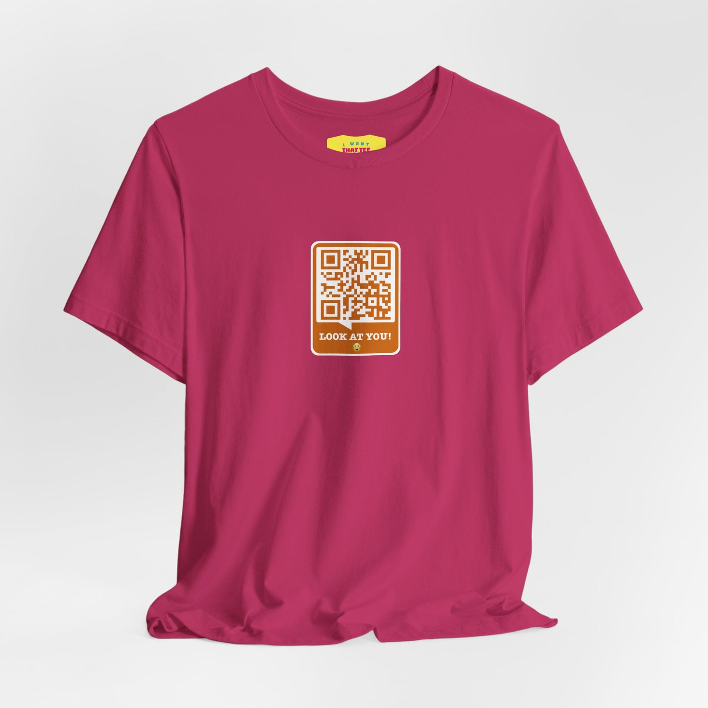 LOOK AT YOU! - PORN QR JOKE (Unisex Softstyle T-Shirt)