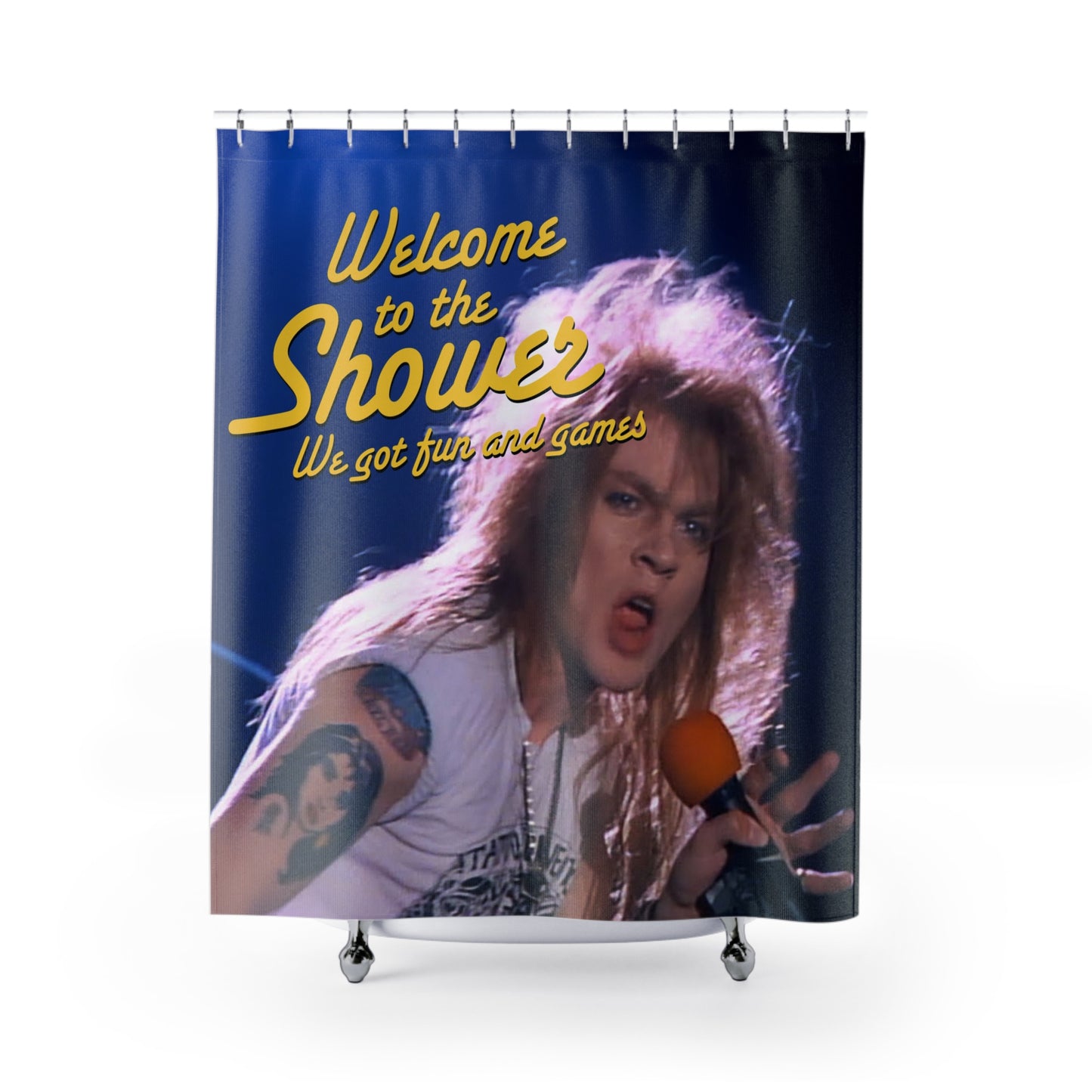 WELOME TO THE SHOWER - AXL SHOWER CURTAIN