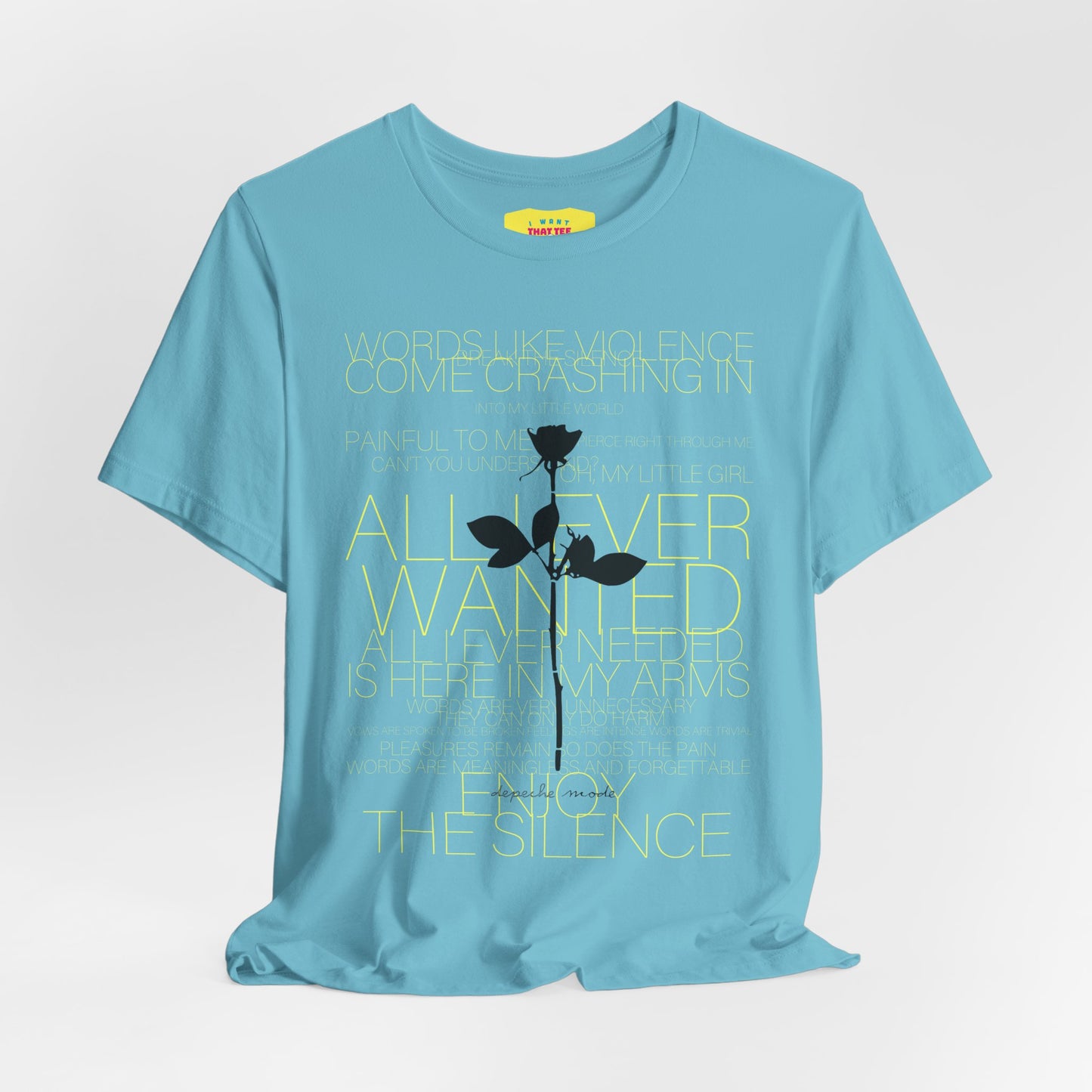 ENJOY THE SILENCE - DEPECHE MODE (Unisex Jersey Short Sleeve Tee)