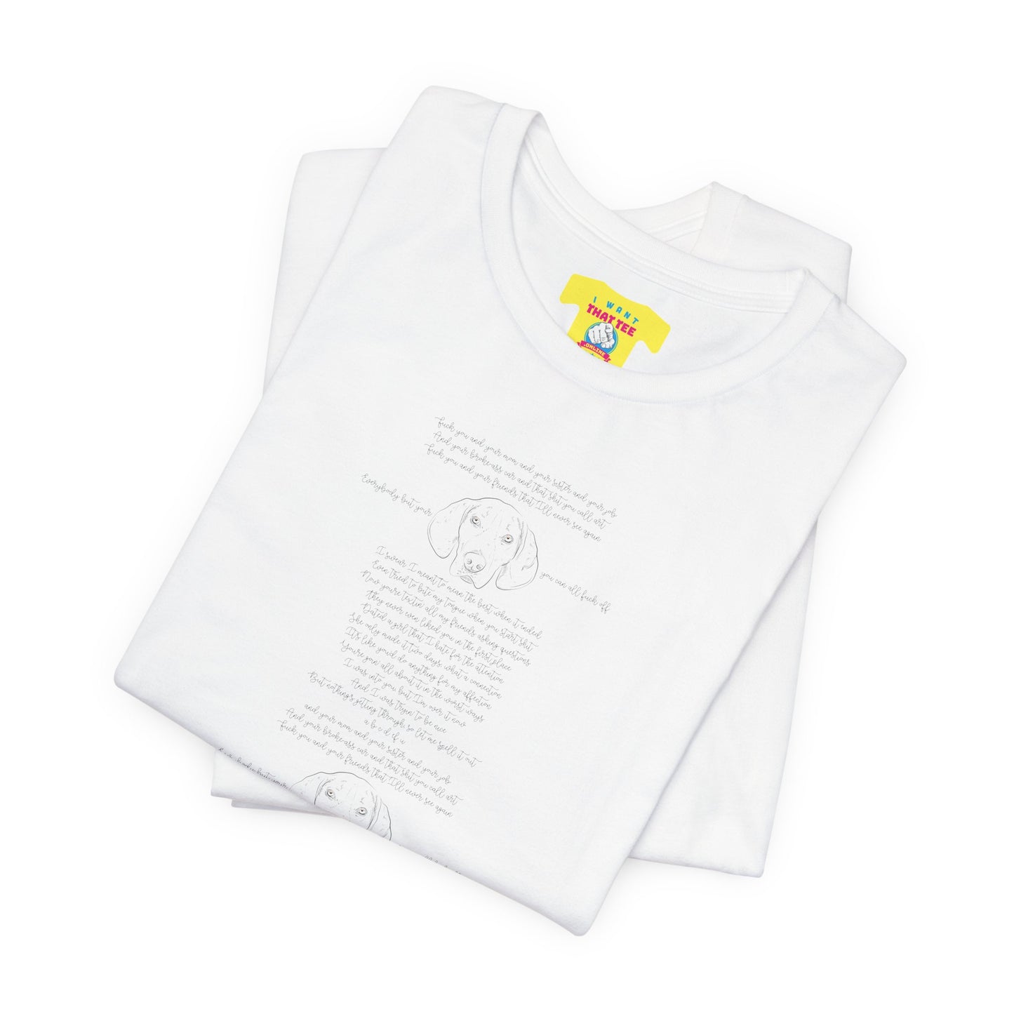 ABCDEFU - GAYLE LYRIC (Unisex Jersey Short Sleeve Tee)