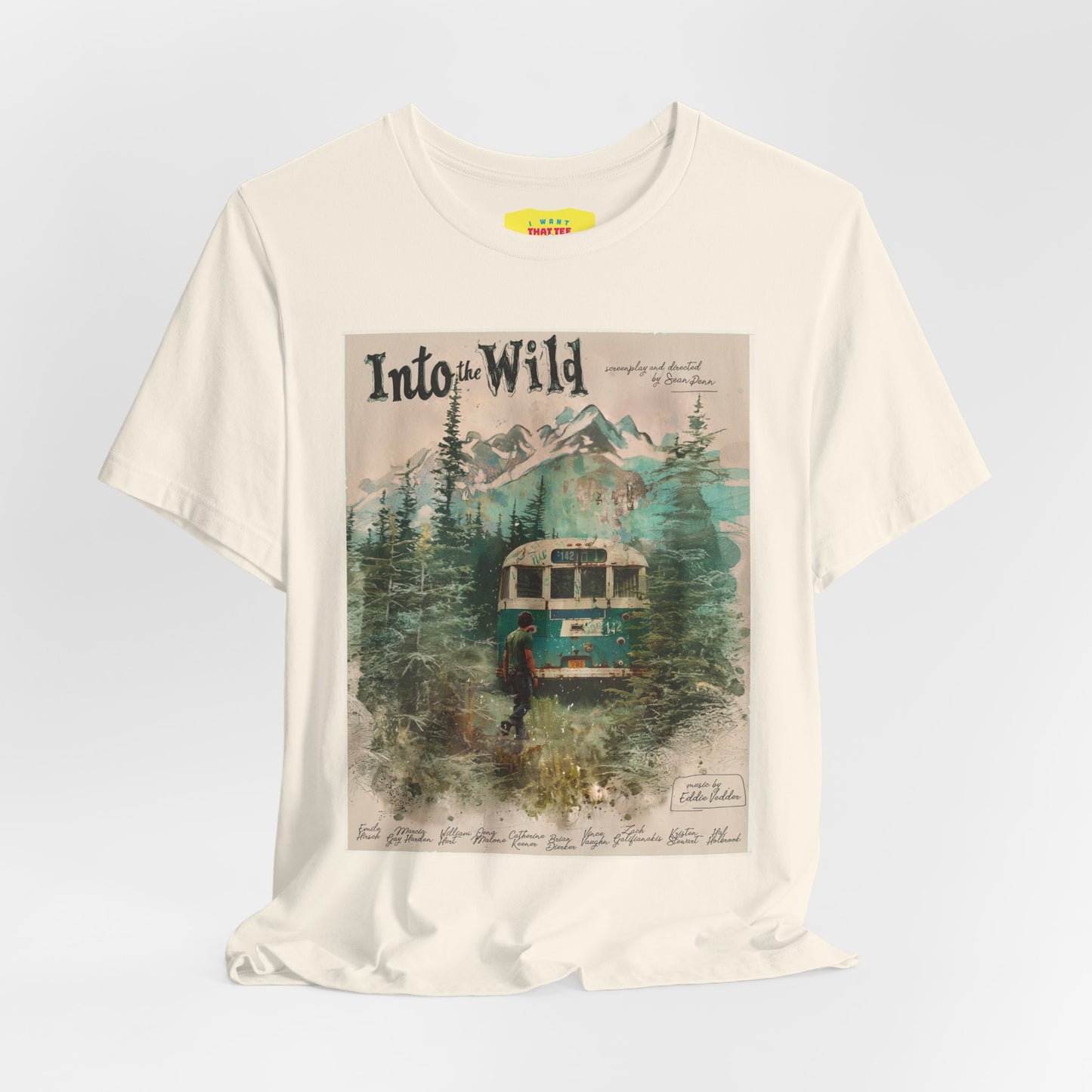 INTO THE WILD - ALTERNATIVE MOVIE POSTER (Unisex Jersey Short Sleeve Tee)