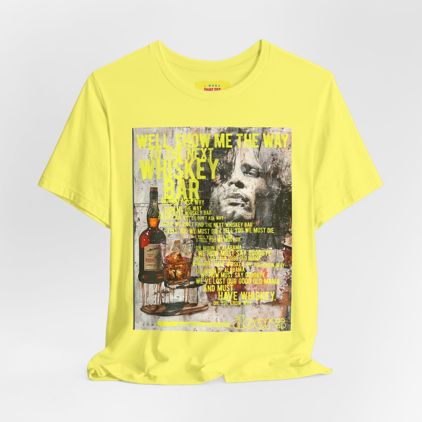 ALABAMA SONG (WHISKY BAR) - THE DOORS (Unisex Jersey Short Sleeve Tee)