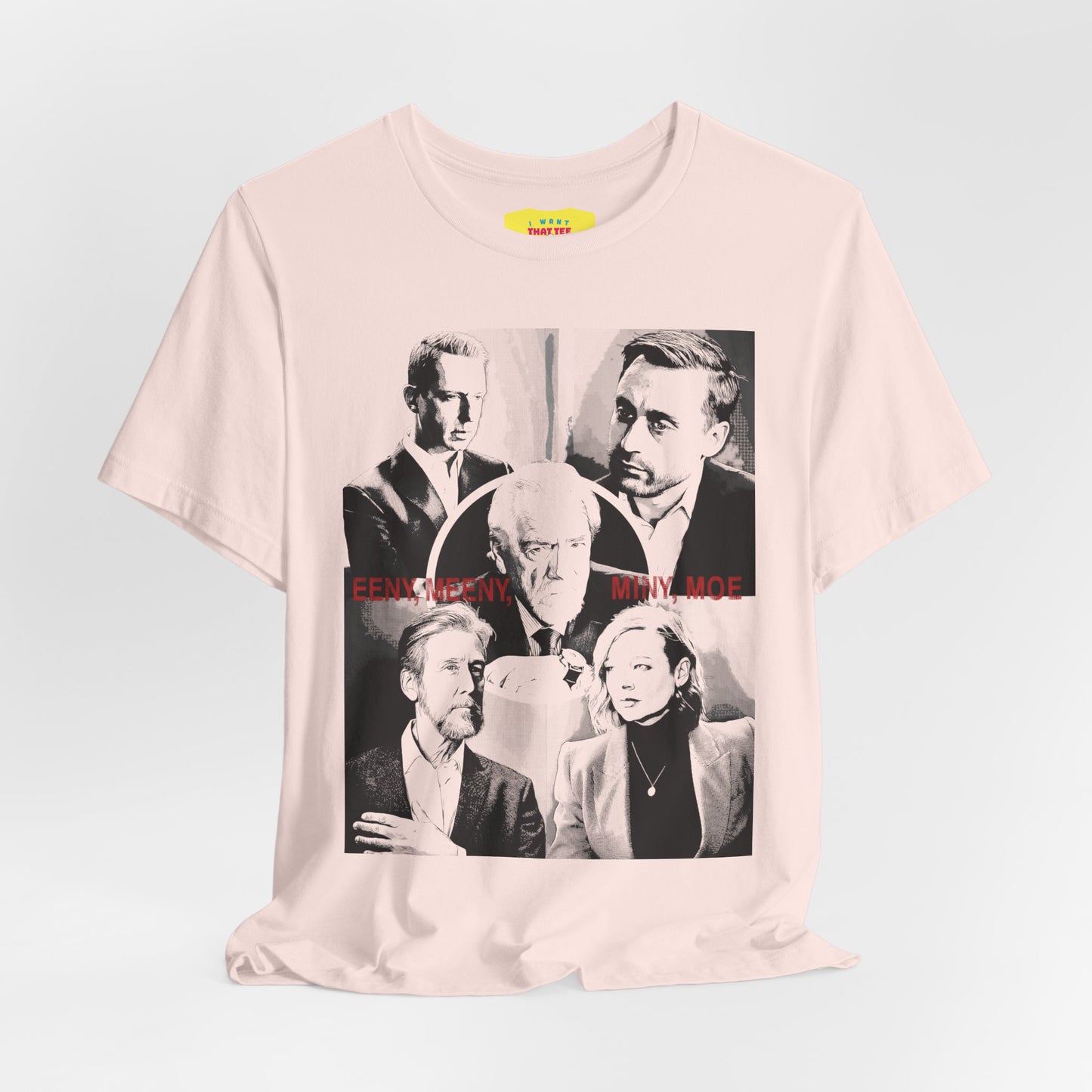 EENY, MEENY, MINY, MOE - SUCCESSION (Unisex Jersey Short Sleeve Tee)