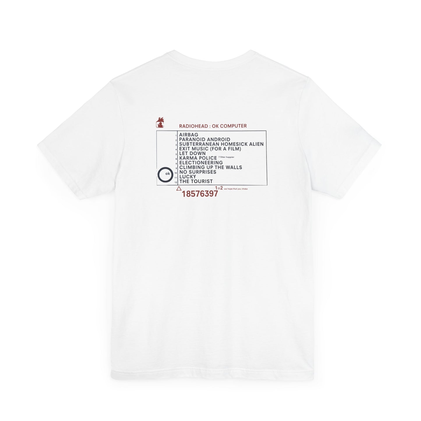 OK COMPUTER - RADIOHEAD (Unisex Jersey Short Sleeve Tee)