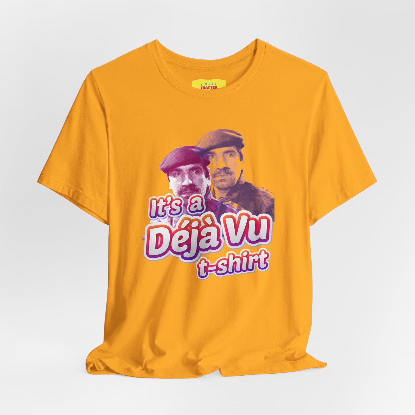 IT'S A DÉJÀ VU T-SHIRT - TOP SECRET MOVIE CHARACTER JOKE (Unisex Softstyle T-Shirt)