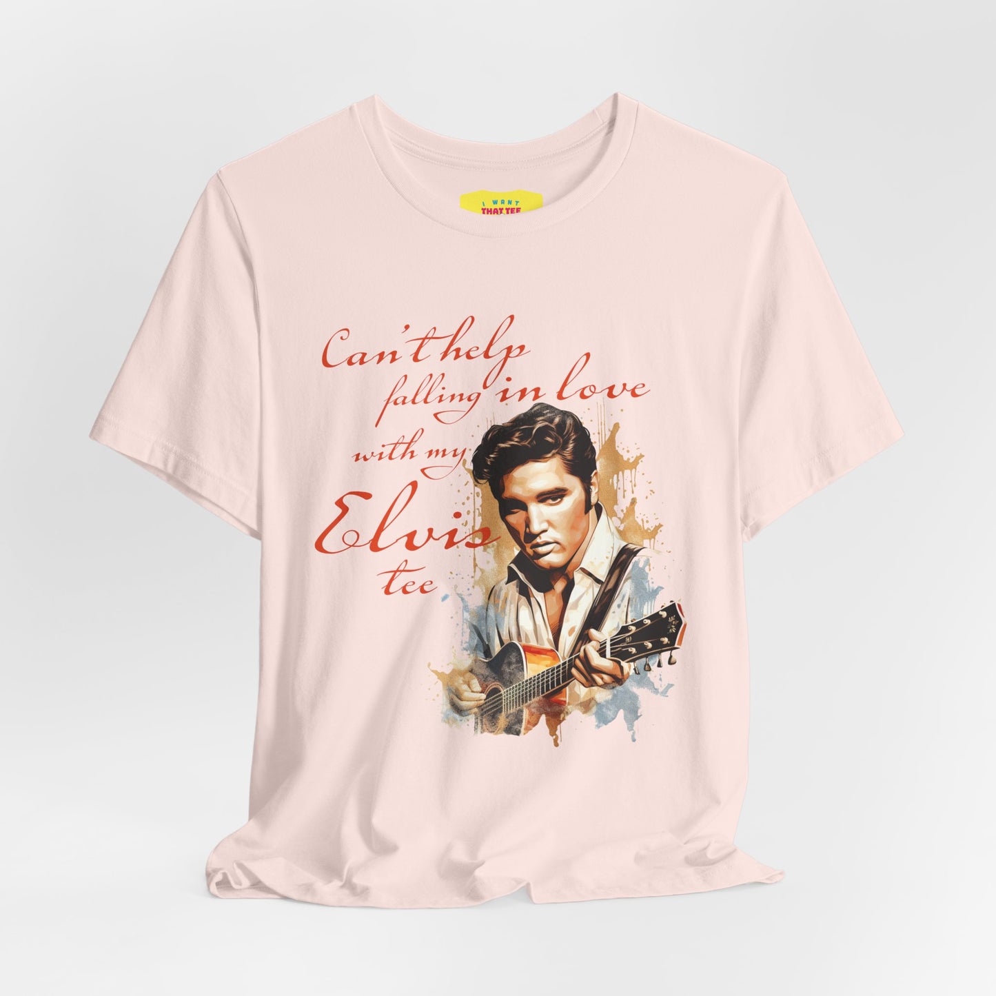 CAN'T HELP FALLING IN LOVE WITH MY ELVIS TEE (Unisex Jersey Short Sleeve Tee)