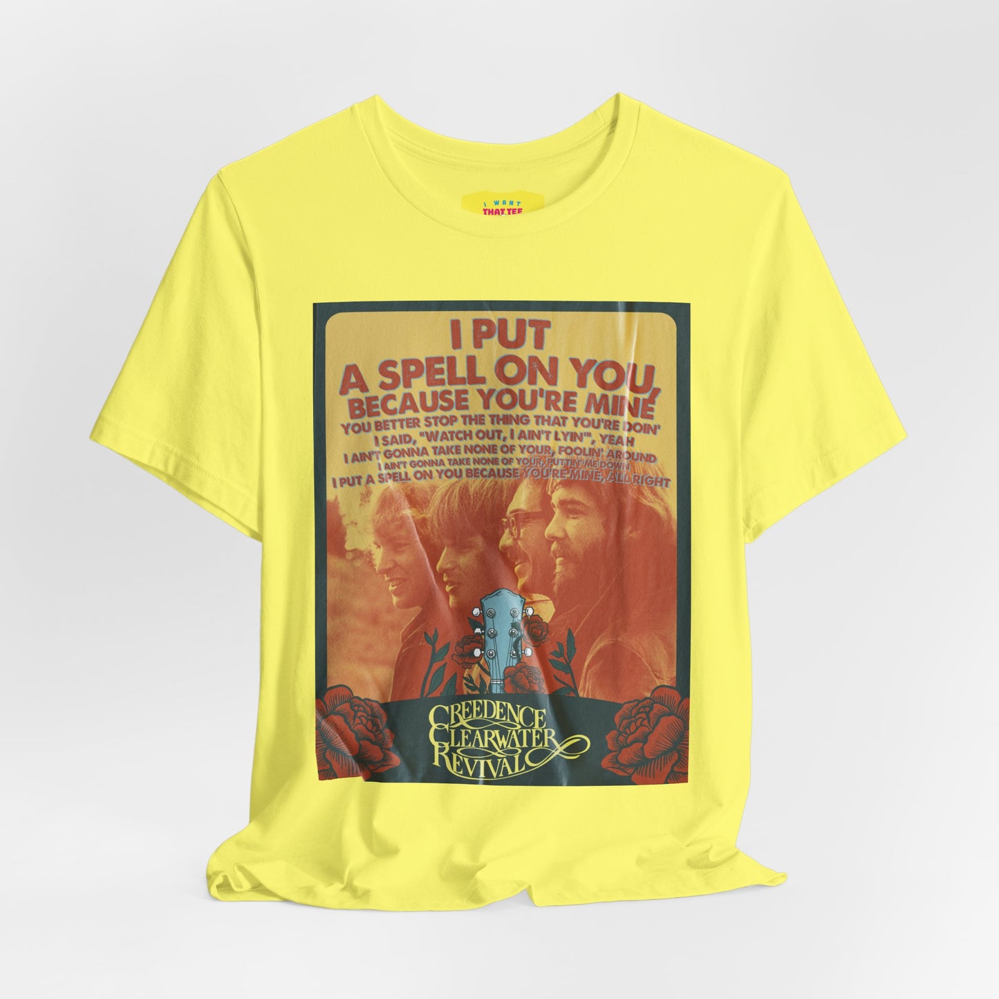 I PUT A SPELL ON YOU - CREDENCE CLEARWATER REVIVAL (Unisex Jersey Short Sleeve Tee)