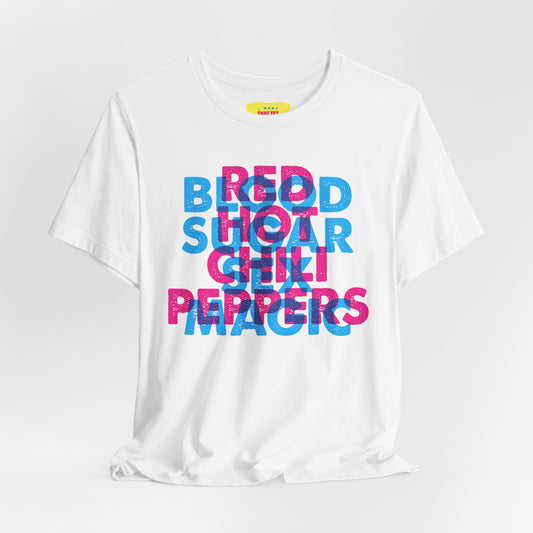 BLOOD SUGAR SEX MAGIC - RED HOT CHILI PEPPERS (Unisex Jersey Short Sleeve Tee)