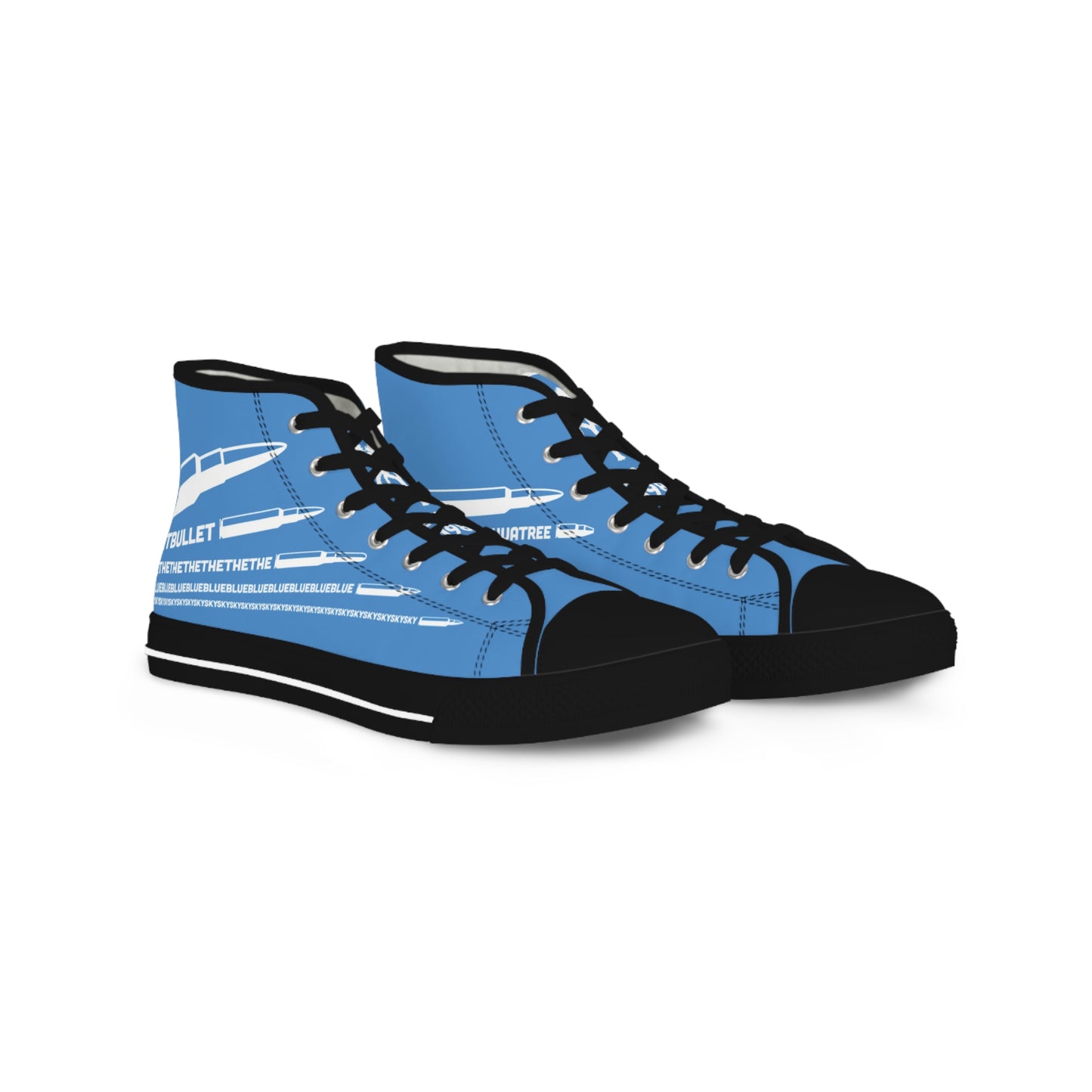 U2 - BULLET THE BLUE SKY (High Top Sneakers)