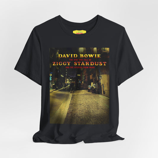 ZIGGY STARDUST - DAVID BOWIE (Unisex Jersey Short Sleeve Tee)