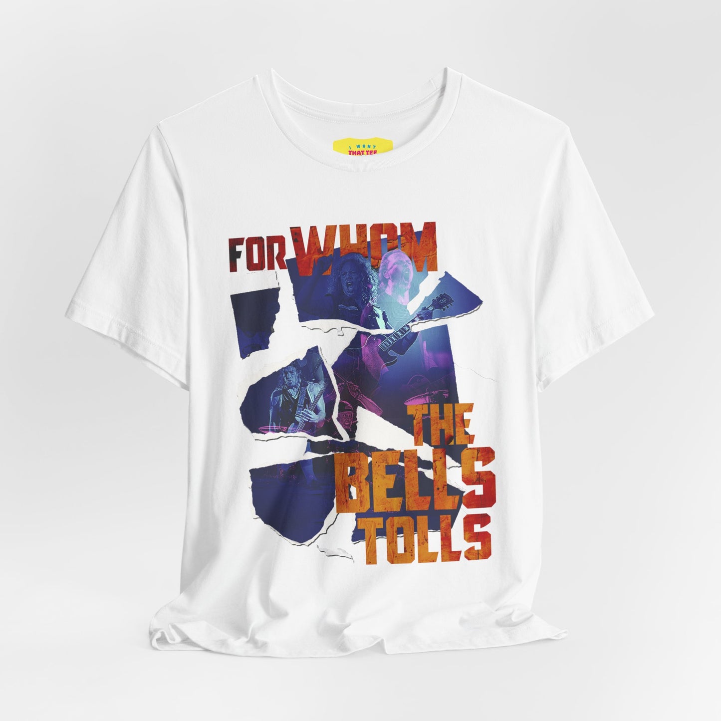 FOR WHOM THE BELLS TOLLS - METALLICA (Unisex Jersey Short Sleeve Tee)