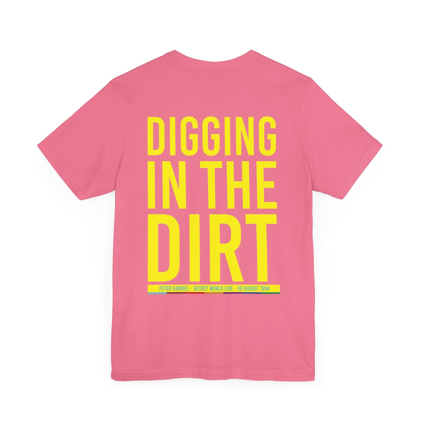 DIGGING IN THE DIRT - PETER GABRIEL SECRET WORLD LIVE (Unisex Jersey Short Sleeve Tee)