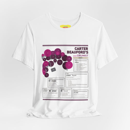 CARTER BEAUFORD 2009 DRUMKIT (Unisex Softstyle T-Shirt)