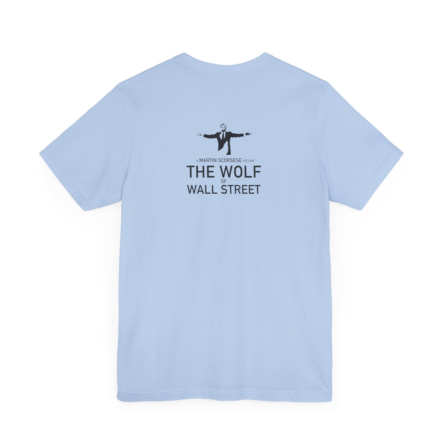 AT LEAST TWICE A DAY - THE WOLF OF WALL STREET QUOTE (Unisex Jersey Short Sleeve Tee)