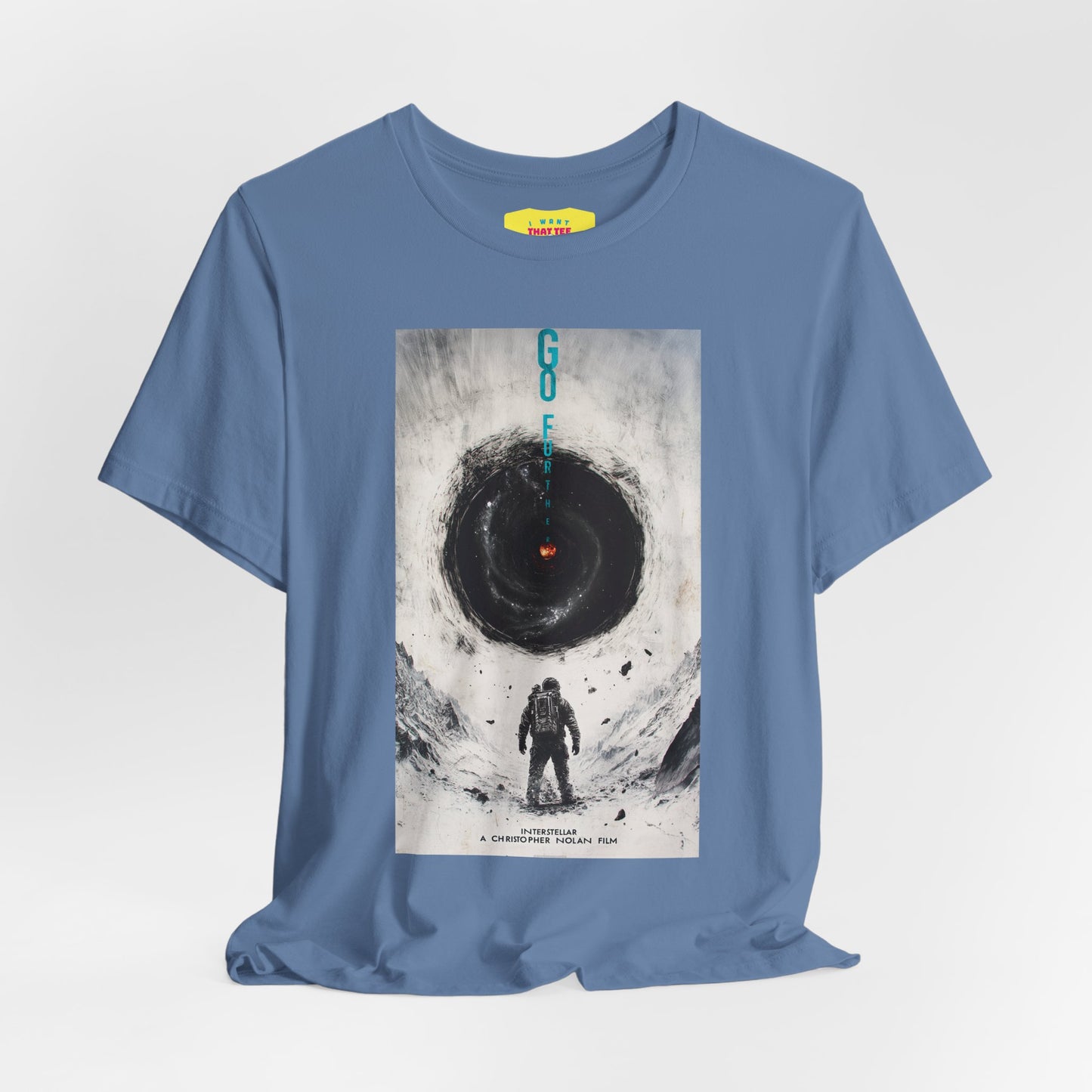 INTERSTELLAR - GO FURTHER (Unisex Jersey Short Sleeve Tee)