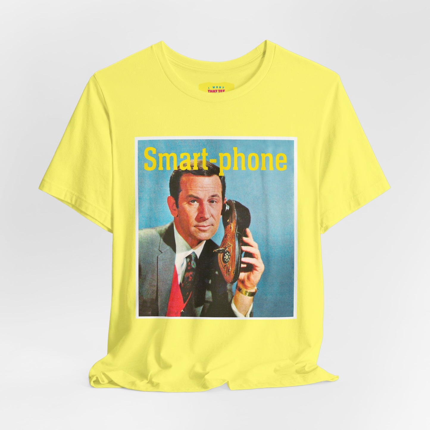 SMARTPHONE - MAXWELL SMART JOKE (Unisex Jersey Short Sleeve Tee)