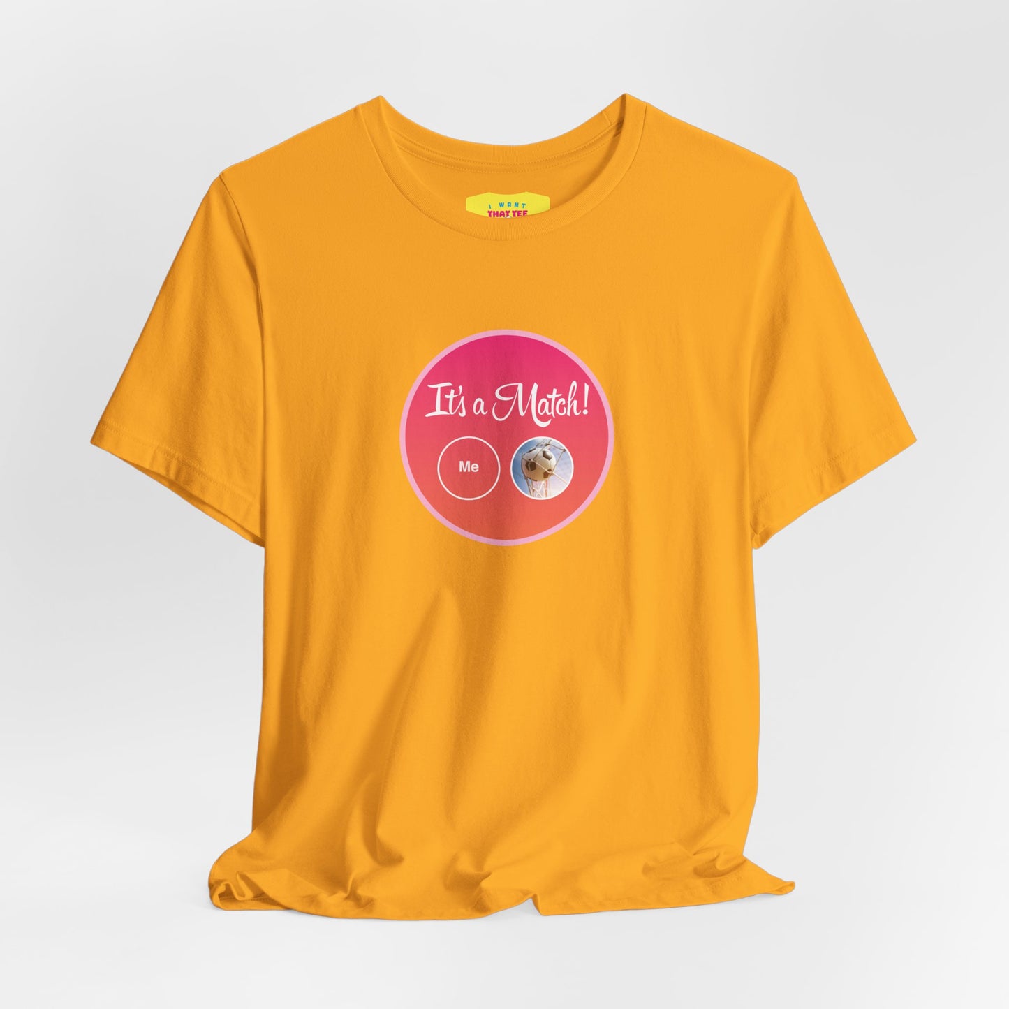 SOCCER TINDER MATCH (Unisex Softstyle T-Shirt)