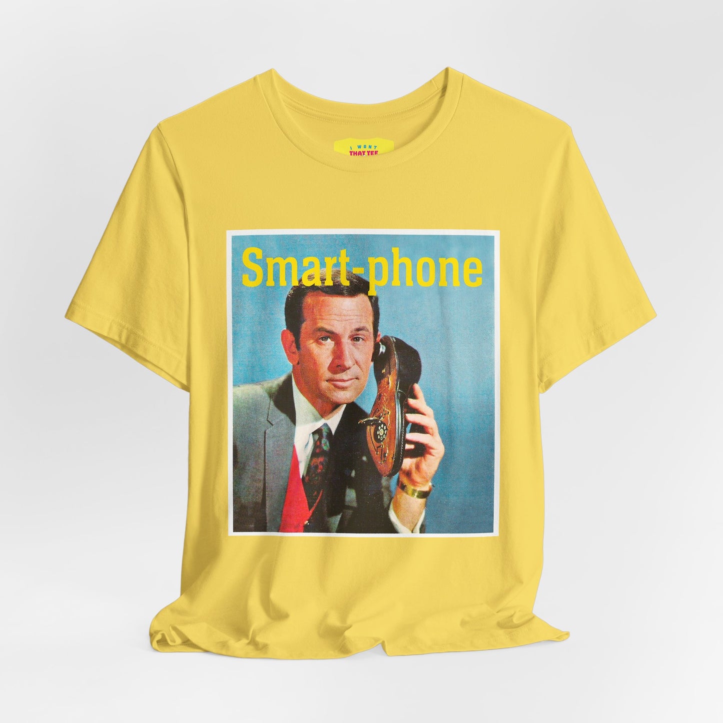 SMARTPHONE - MAXWELL SMART JOKE (Unisex Jersey Short Sleeve Tee)