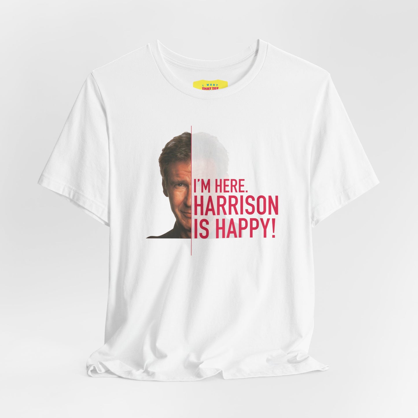 HARRISON FORD TWO FACES JOKE (Unisex Jersey Short Sleeve Tee)